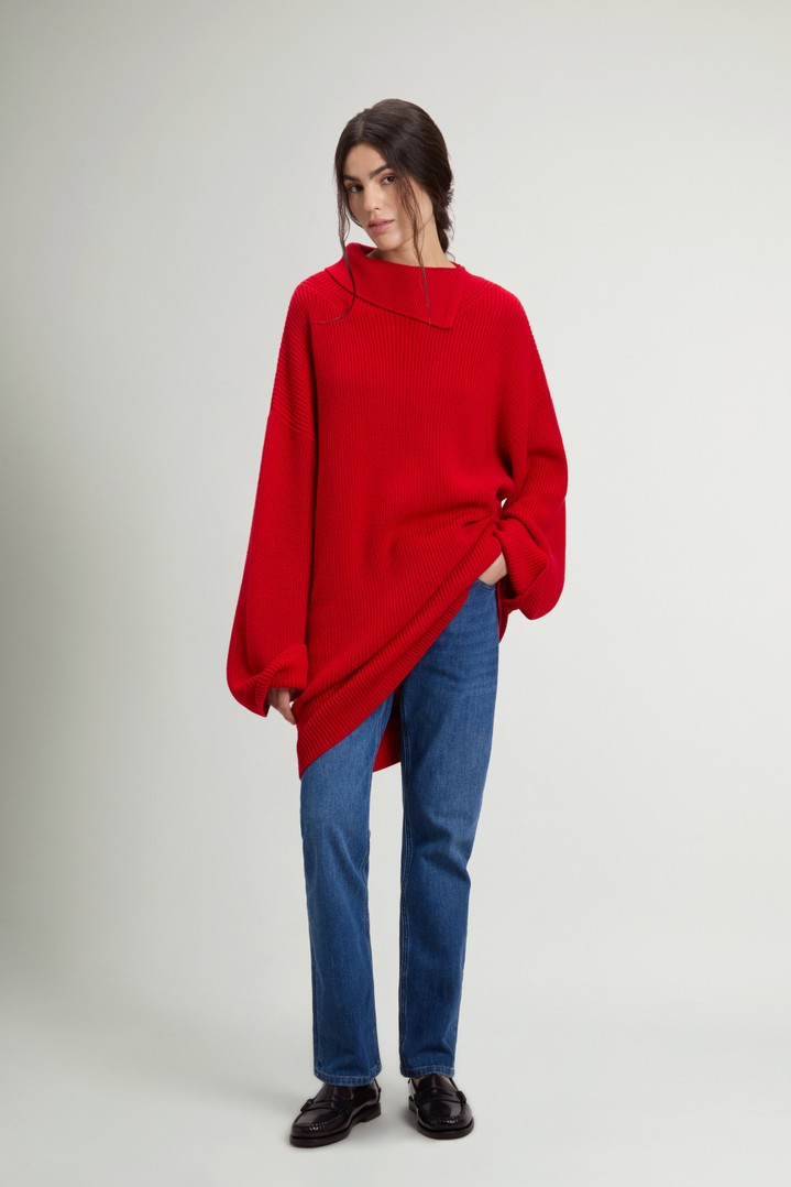 7GG FINE MERINOS TURTLENECK Red photo 2 | Woolrich