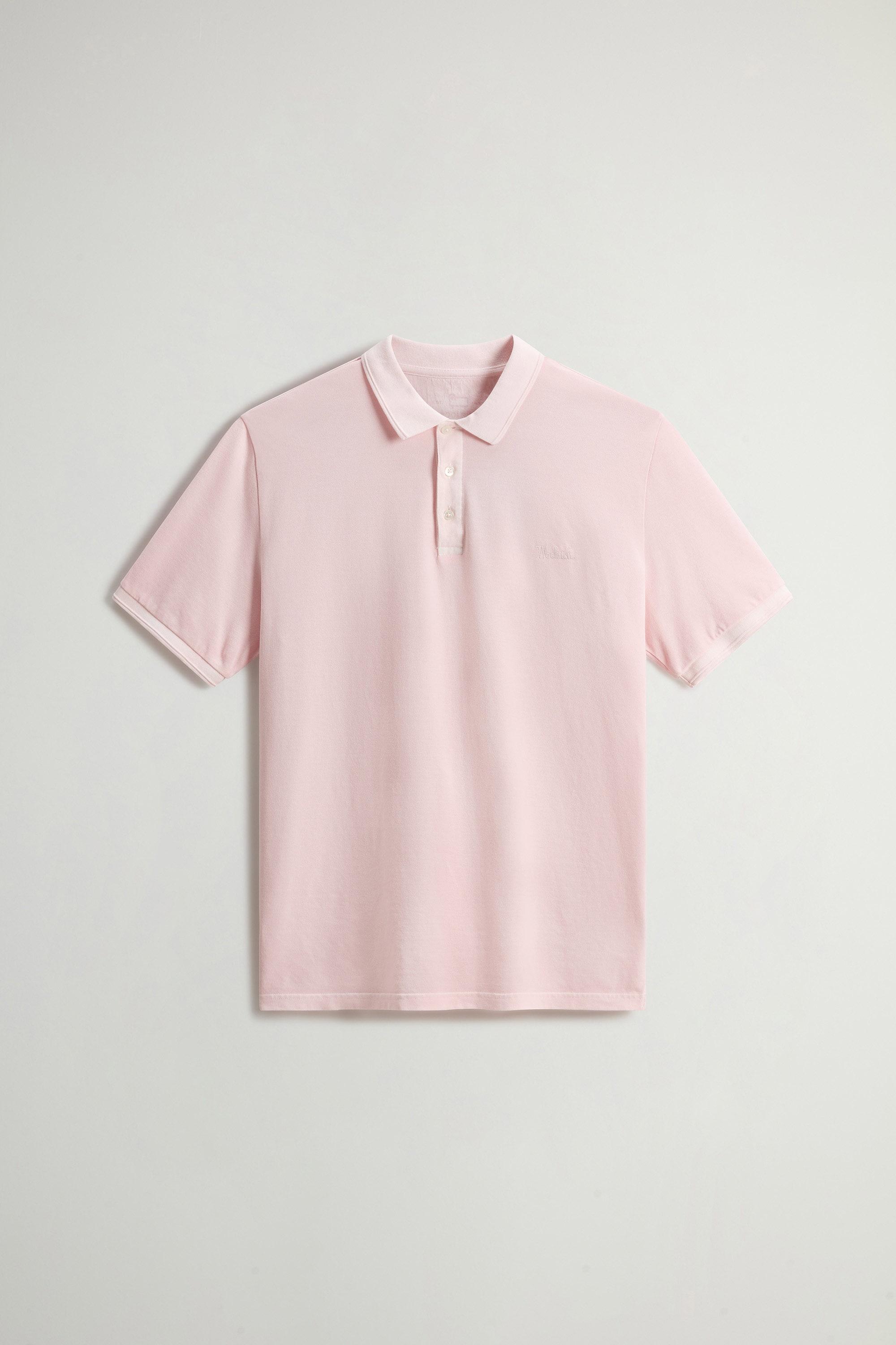Mackinack Polo teint en pièce en sergé de coton stretch Rose photo 5 | Woolrich