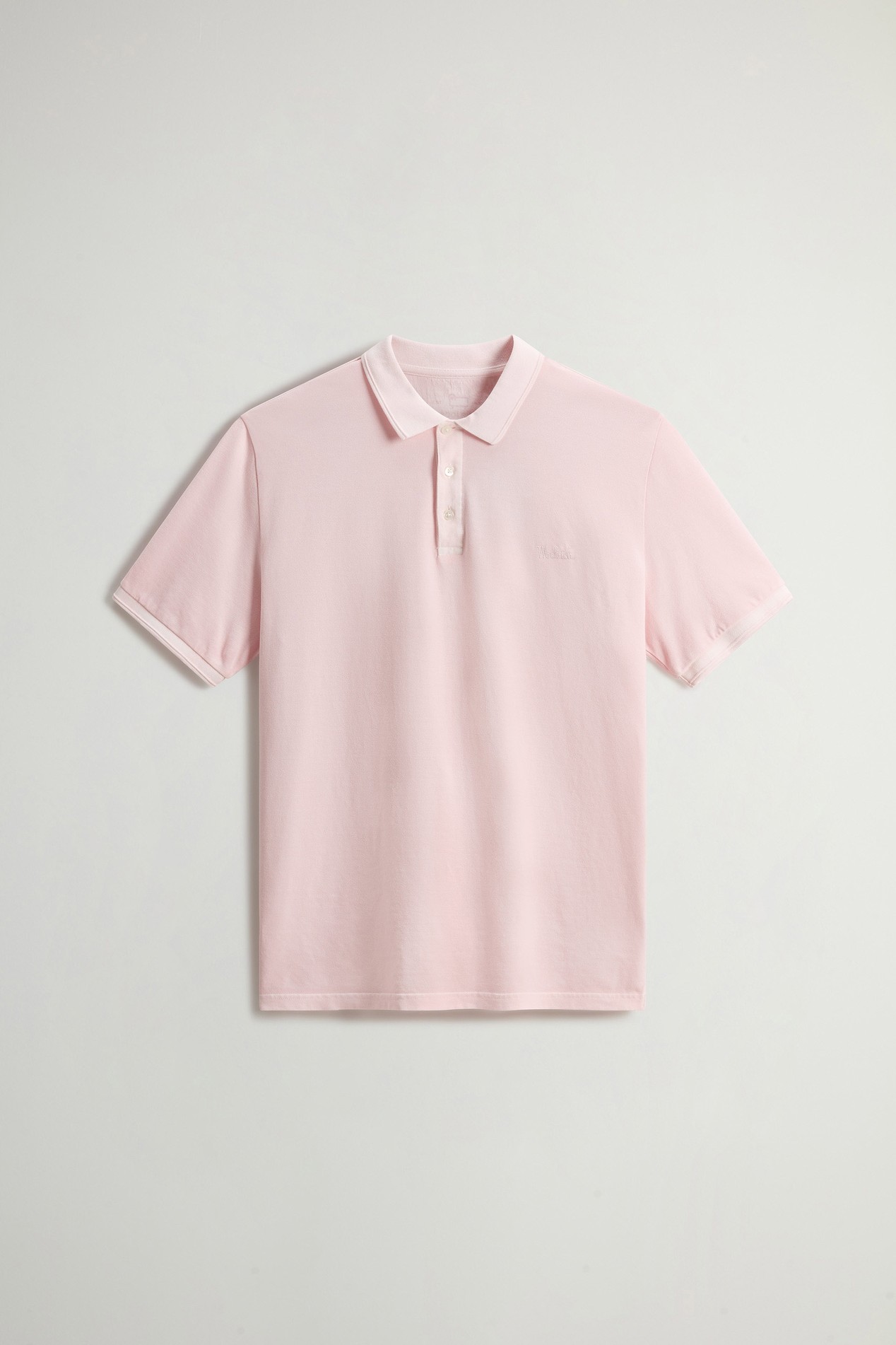 Mackinack Polo teint en pièce en sergé de coton stretch Rose photo 5 | Woolrich