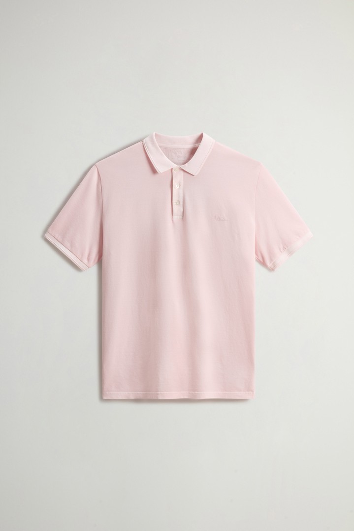 Mackinack Polo teint en pièce en sergé de coton stretch Rose photo 5 | Woolrich