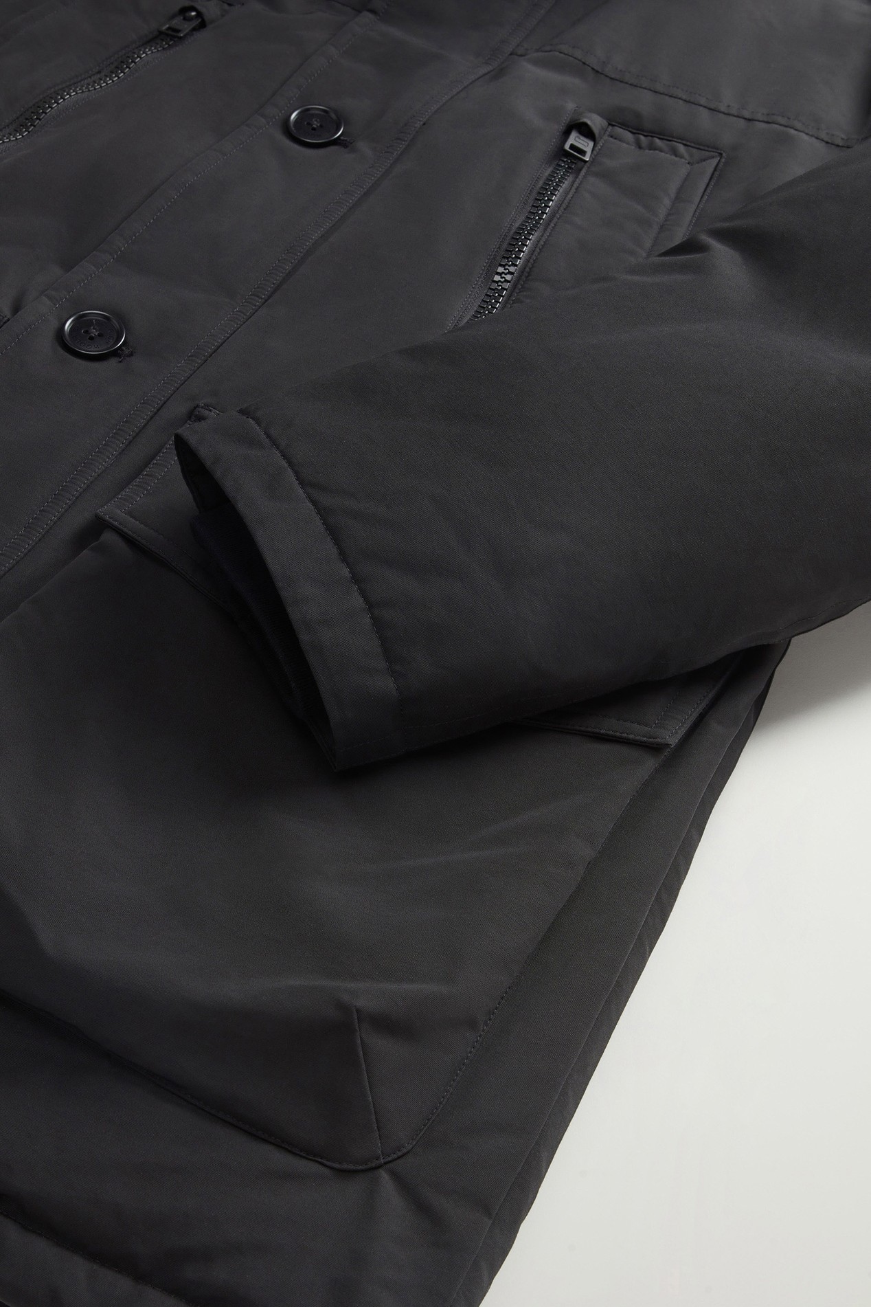 Arctic Parka Evolution in Ramar Cloth Black photo 8 | Woolrich