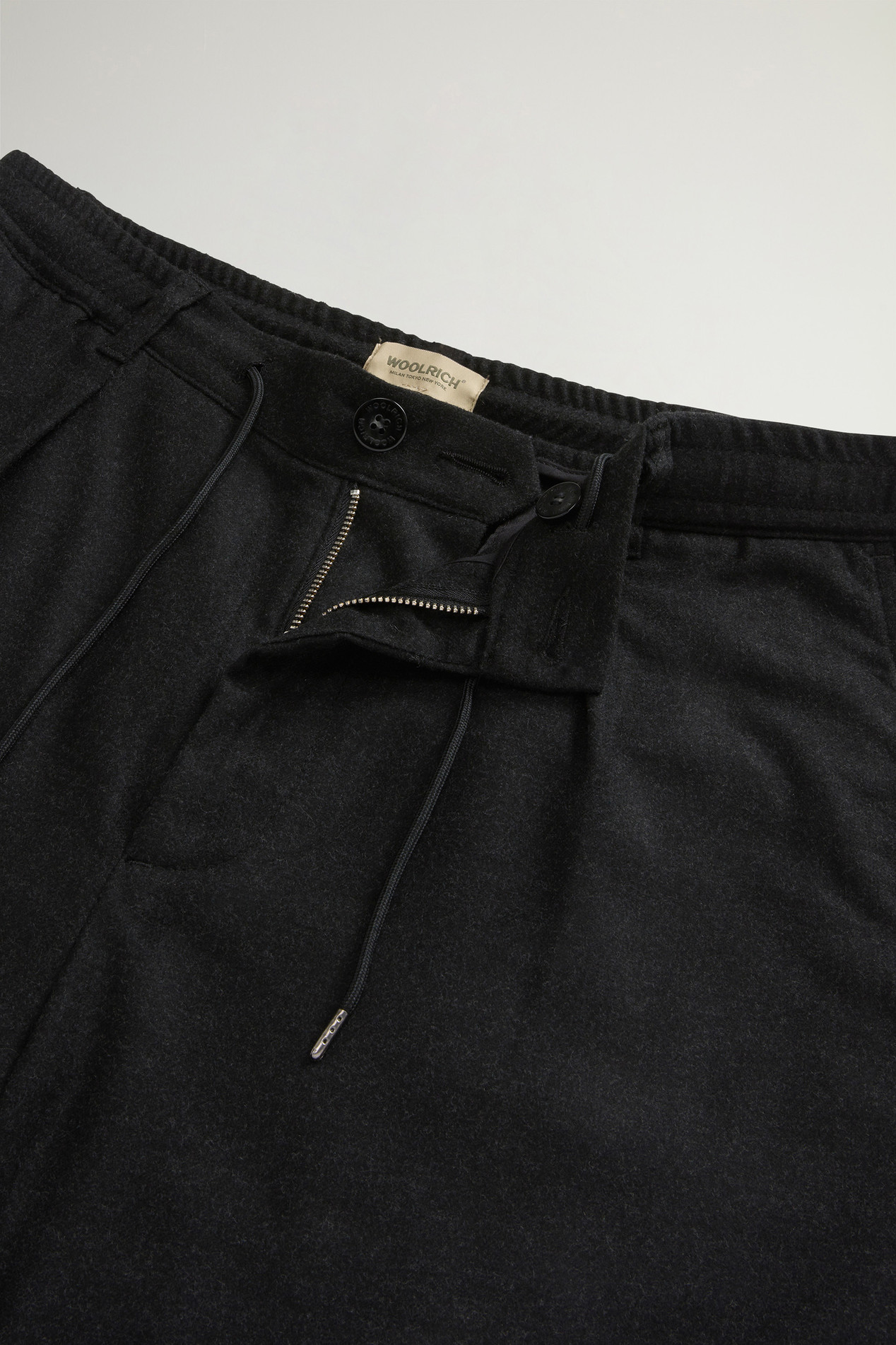 WOOL FLANNEL MILTON PANT Gray photo 4 | Woolrich