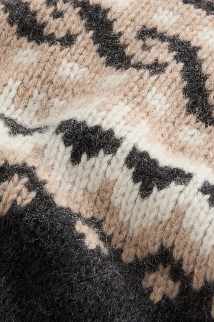 LAMBSWOOL MOHAIR CREWNECK GG4 Gray photo 6 | Woolrich