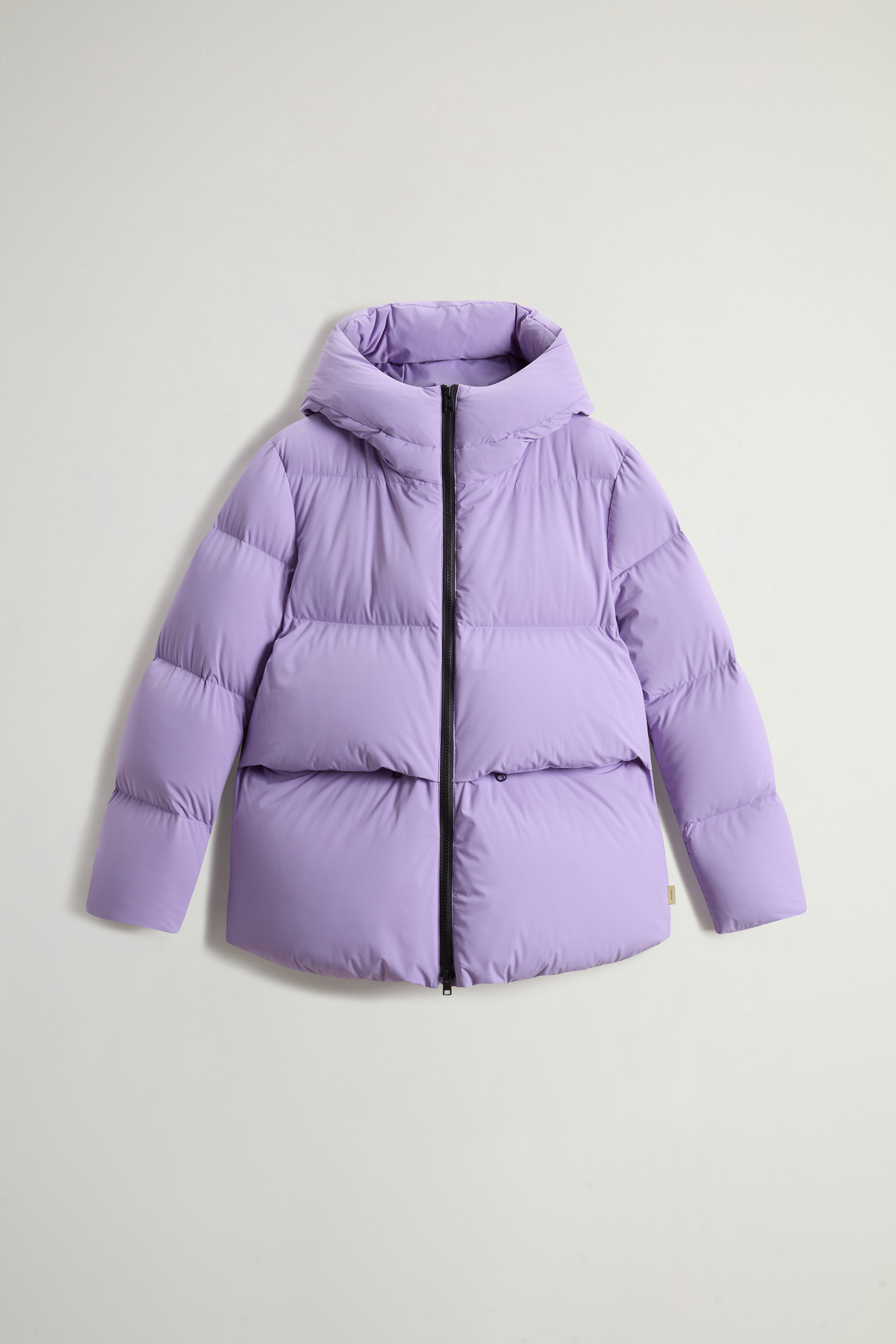 Cloud Down Jacket in Stretch Nylon with Matte Finish Purple photo 6 | Woolrich