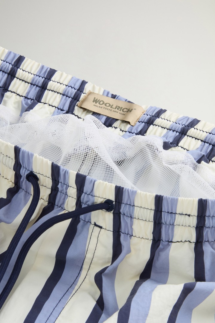 PRINTED SWIM SHORTS Blue photo 7 | Woolrich