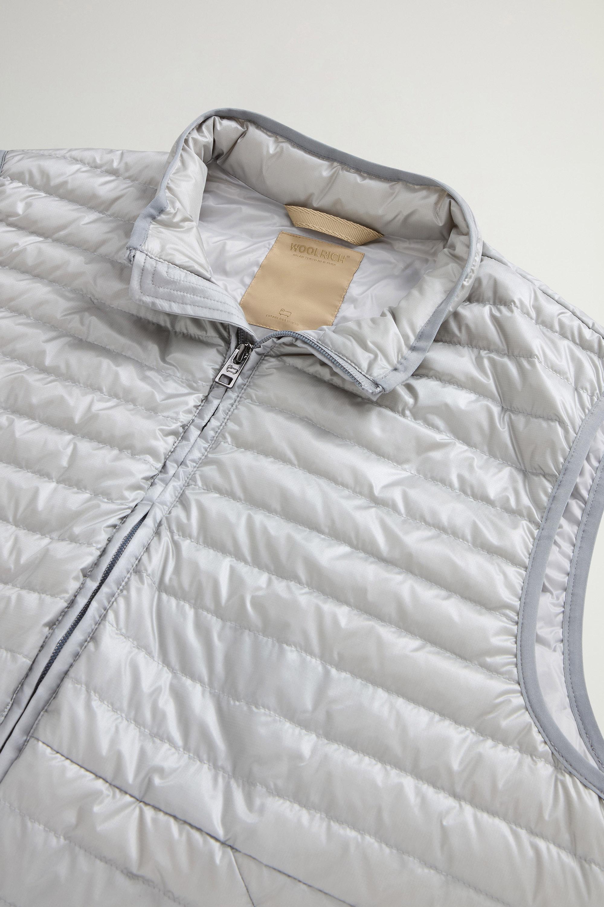 Allen Padded Vest in Ripstop Nylon Gray photo 6 | Woolrich