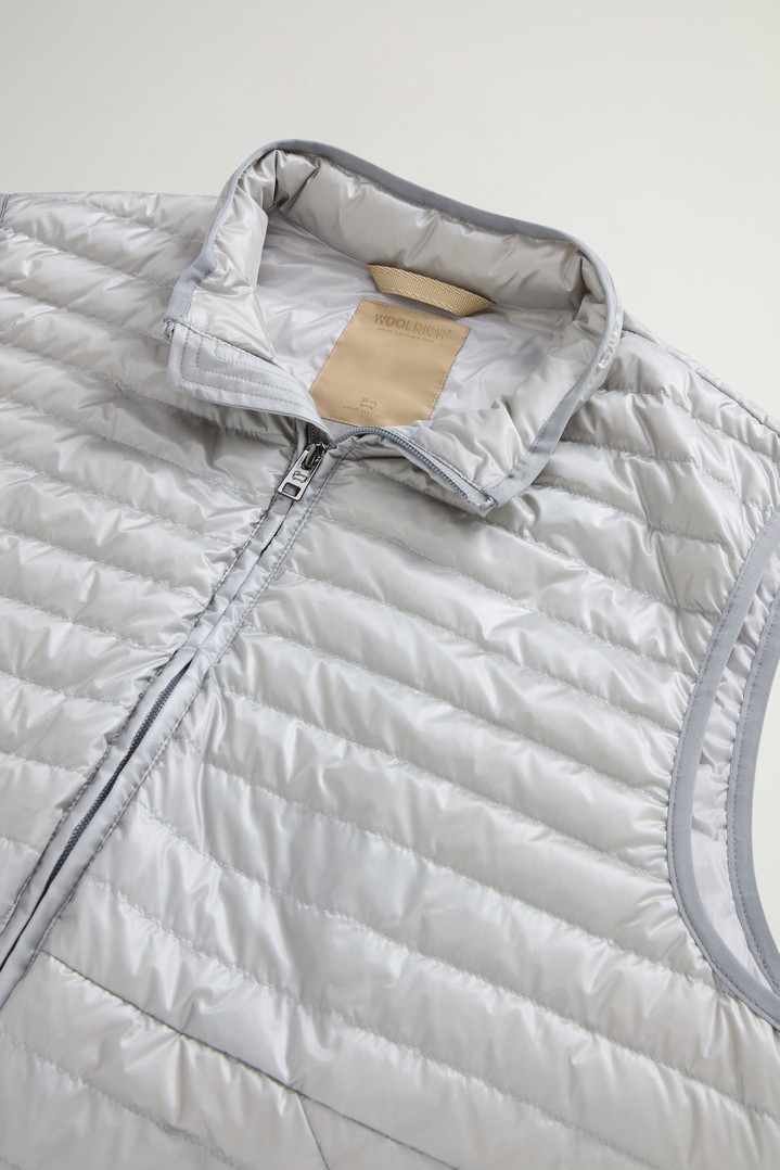 Allen Padded Vest in Ripstop Nylon Gray photo 6 | Woolrich