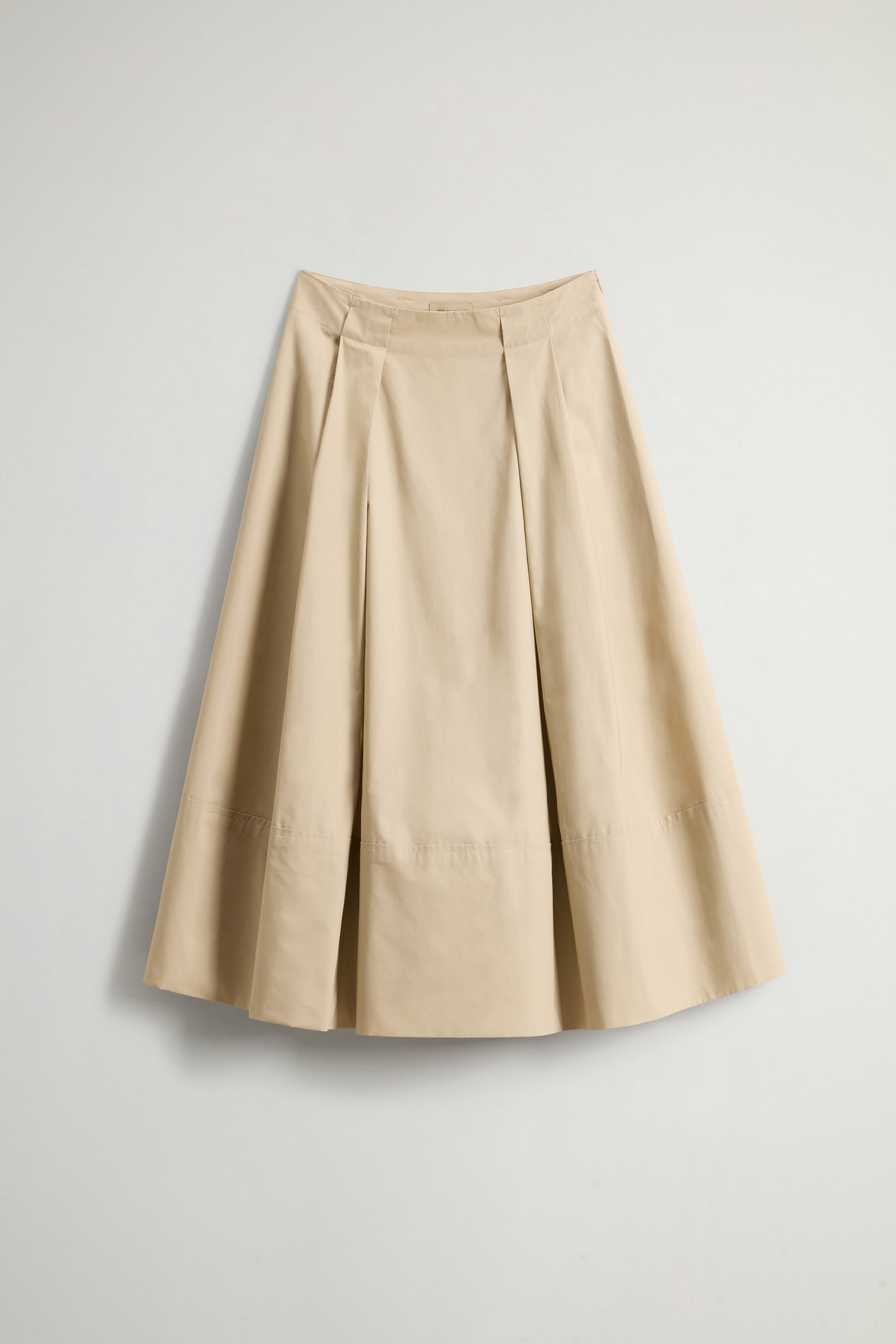 COTTON POPLIN SKIRT Beige photo 3 | Woolrich