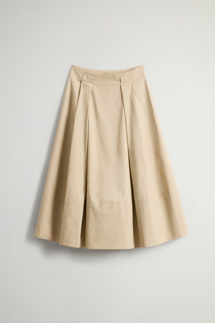 COTTON POPLIN SKIRT Beige photo 3 | Woolrich
