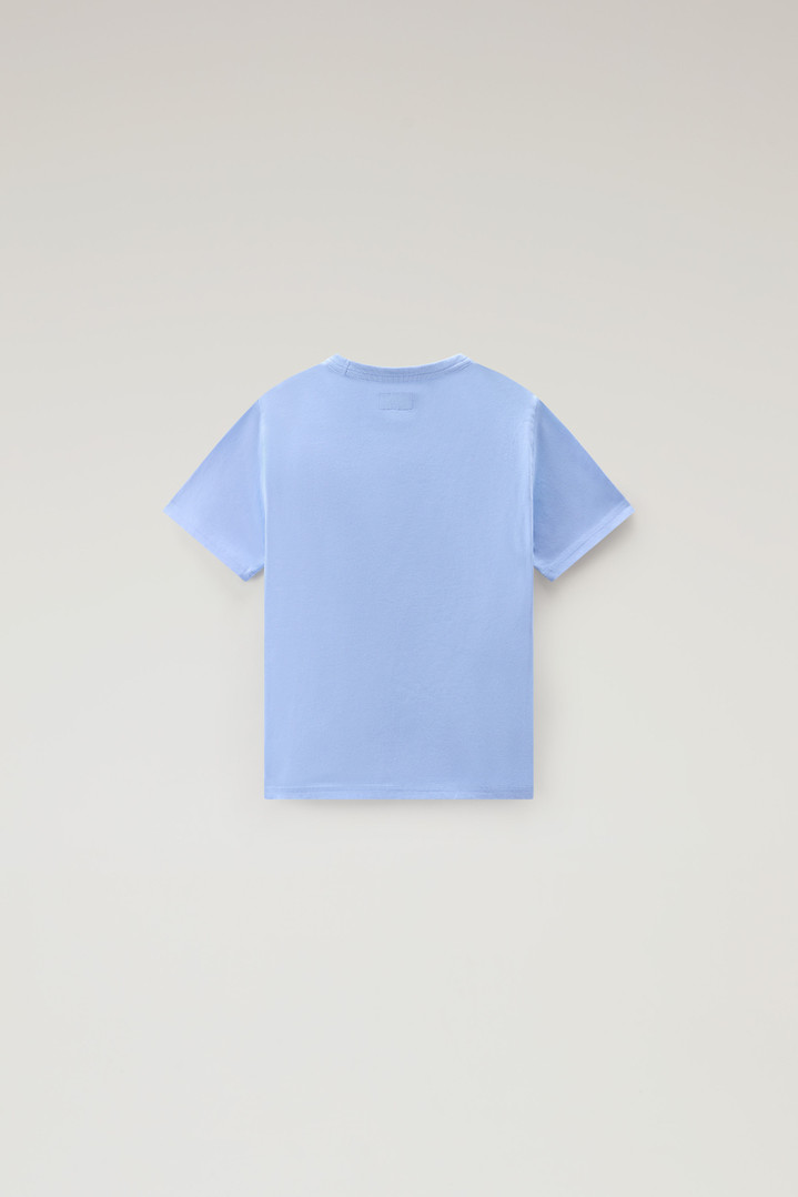 GRAPHIC T-SHIRT Blue photo 2 | Woolrich
