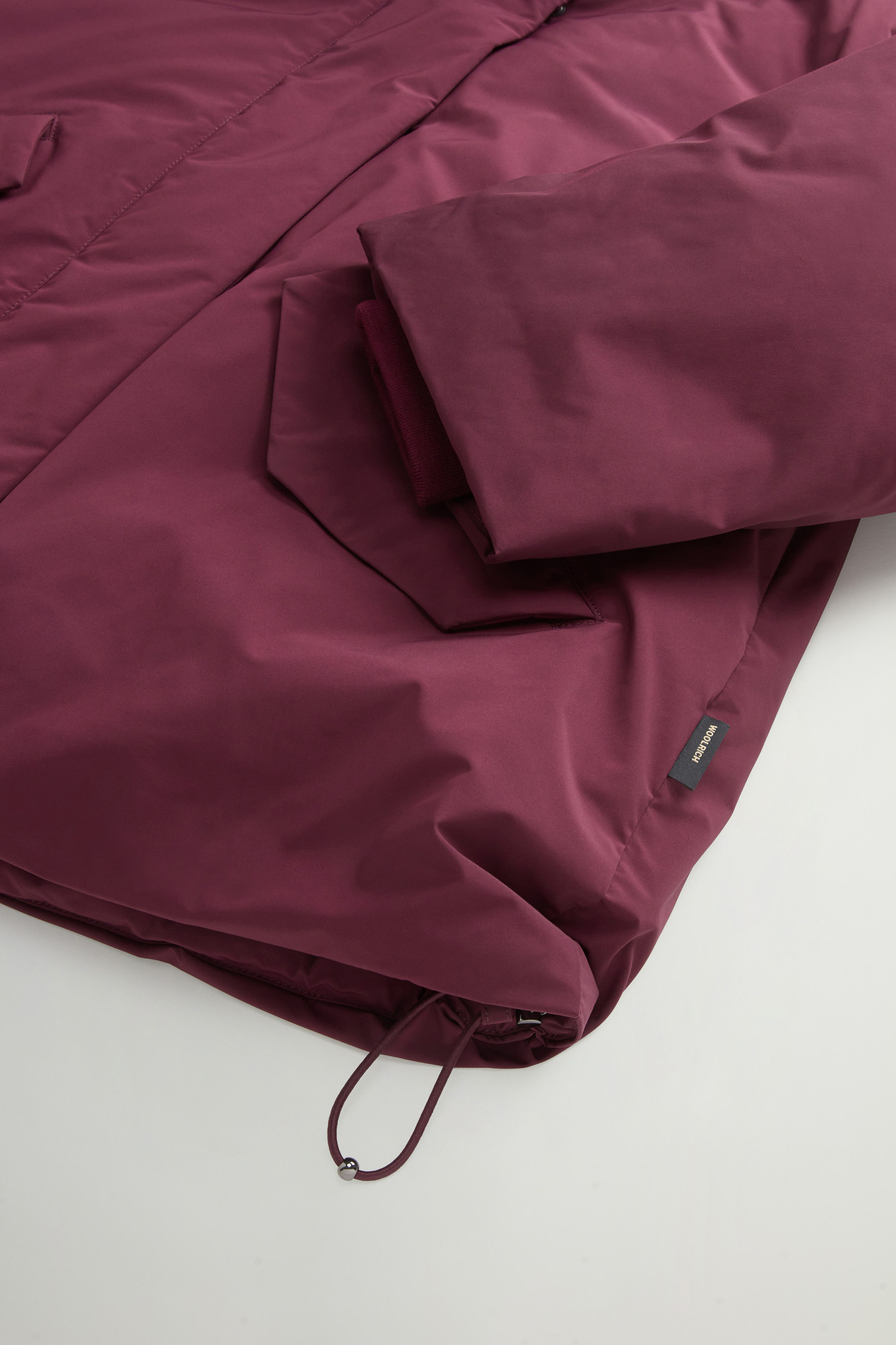 LUXURY COCOON JACKET Burgundy photo 8 | Woolrich
