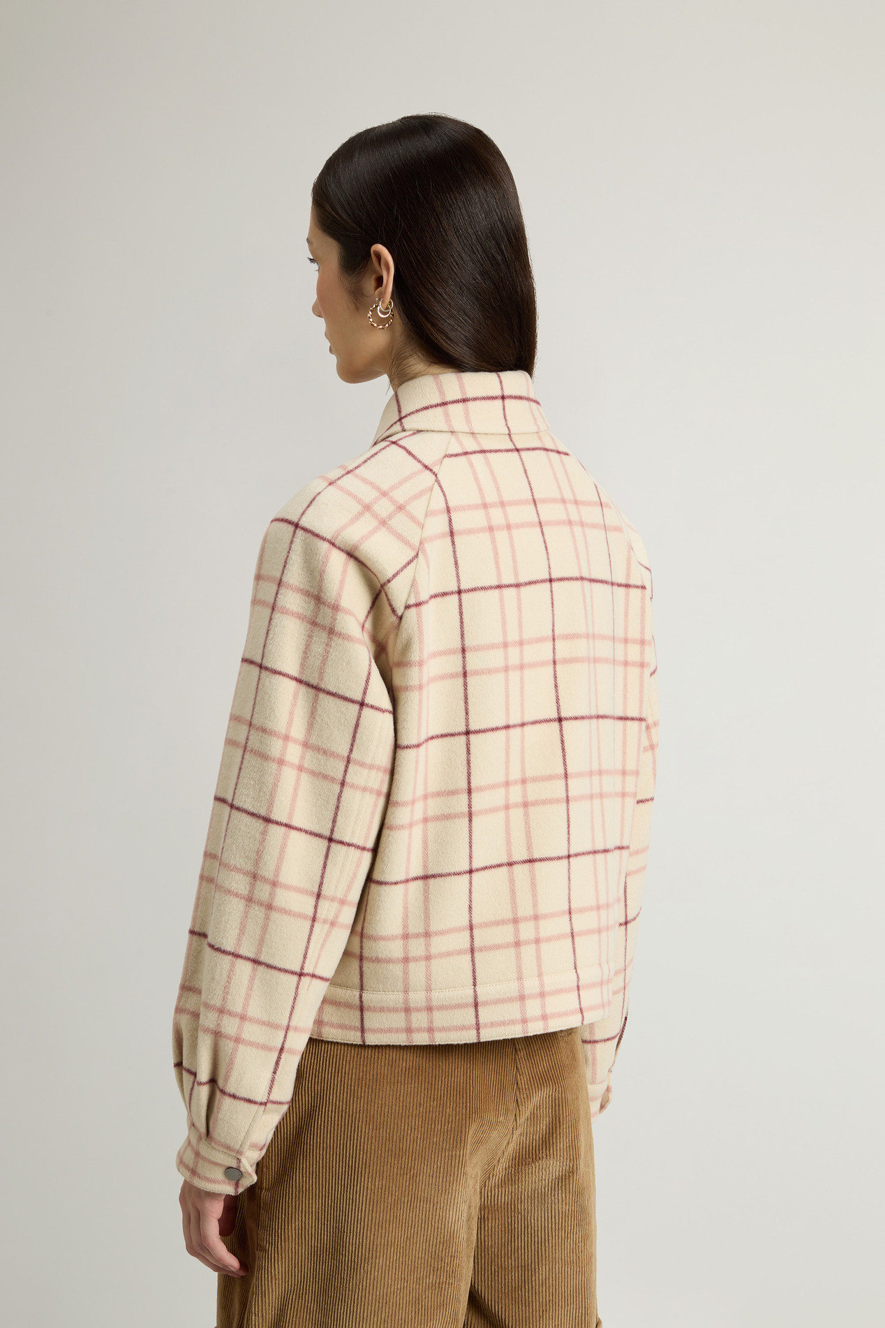 Wool-Blend Overshirt with Checked Pattern Multicolor photo 3 | Woolrich
