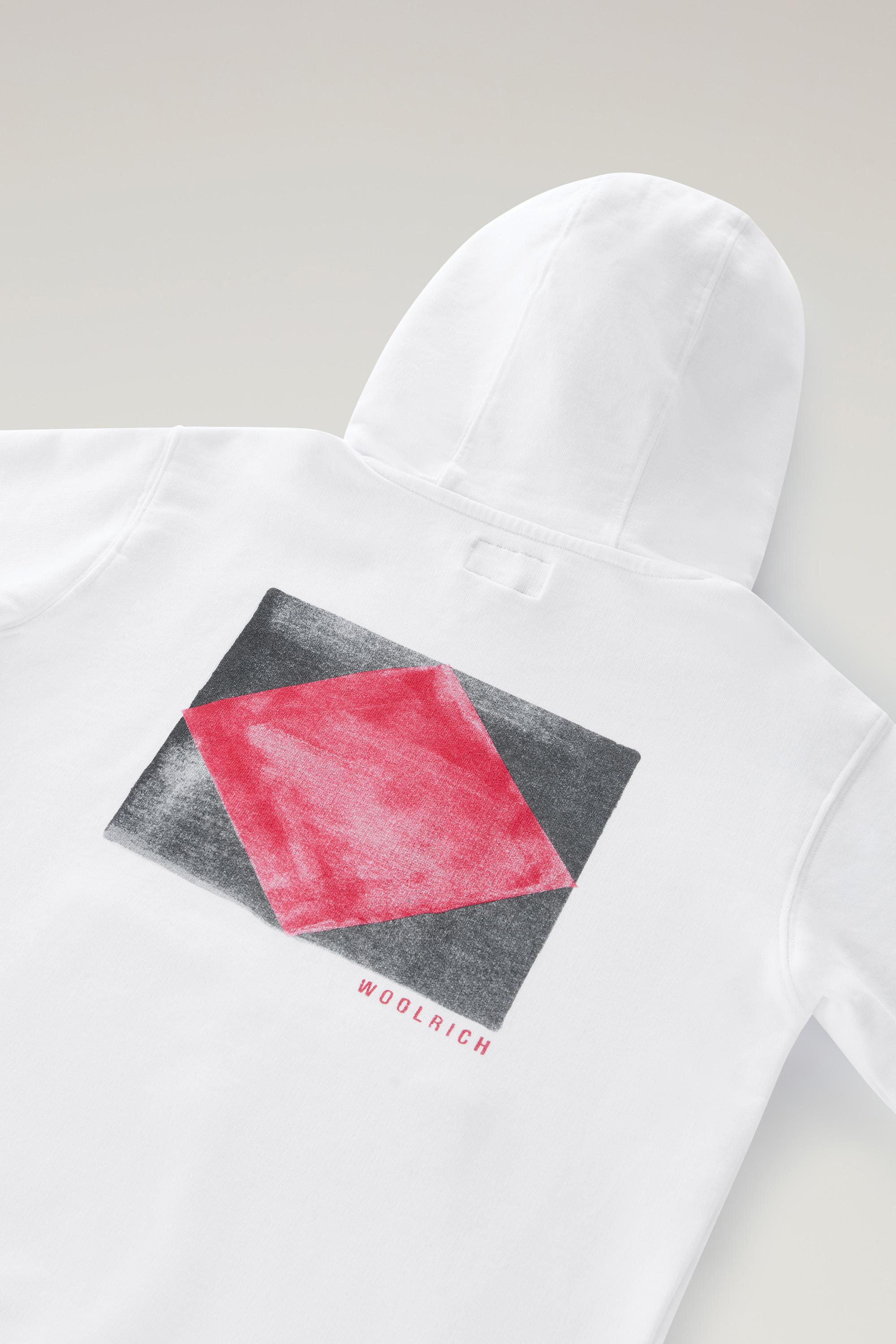 Boys' Pure Cotton Hoodie White photo 5 | Woolrich