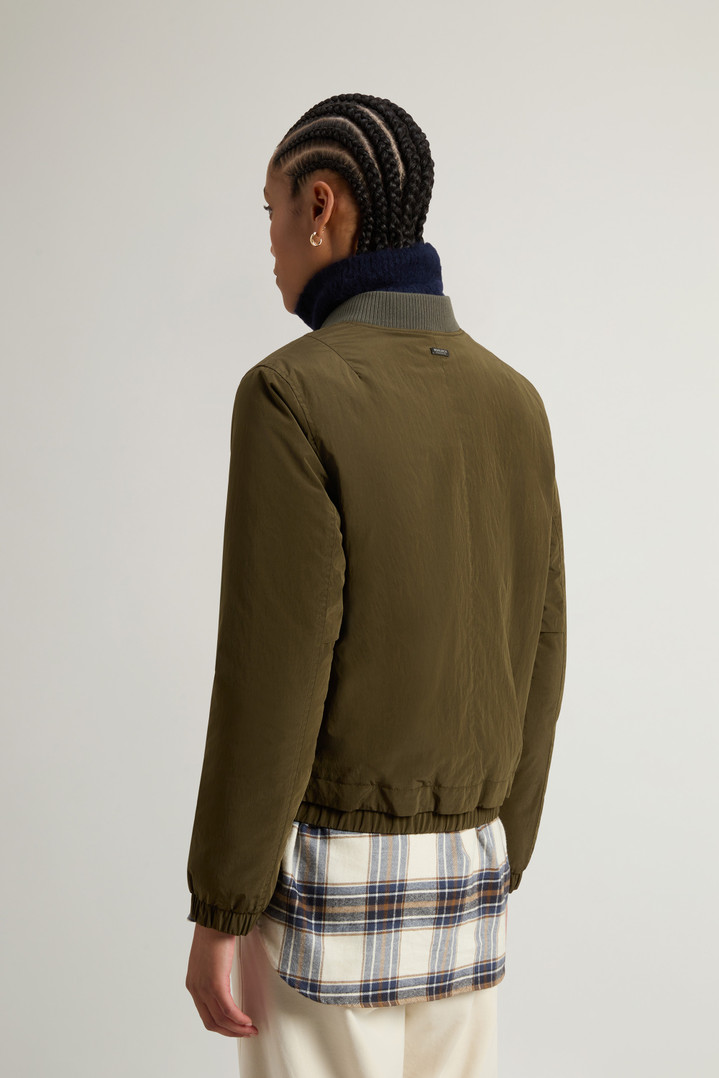 Grace Bomber Jacket in Peached Poly Green photo 3 | Woolrich