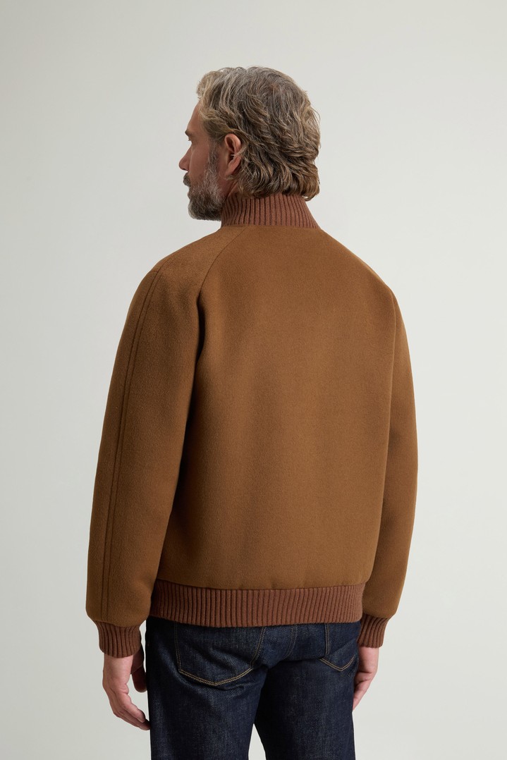 Miles Bomber Jacket in Wool Blend Brown photo 3 | Woolrich