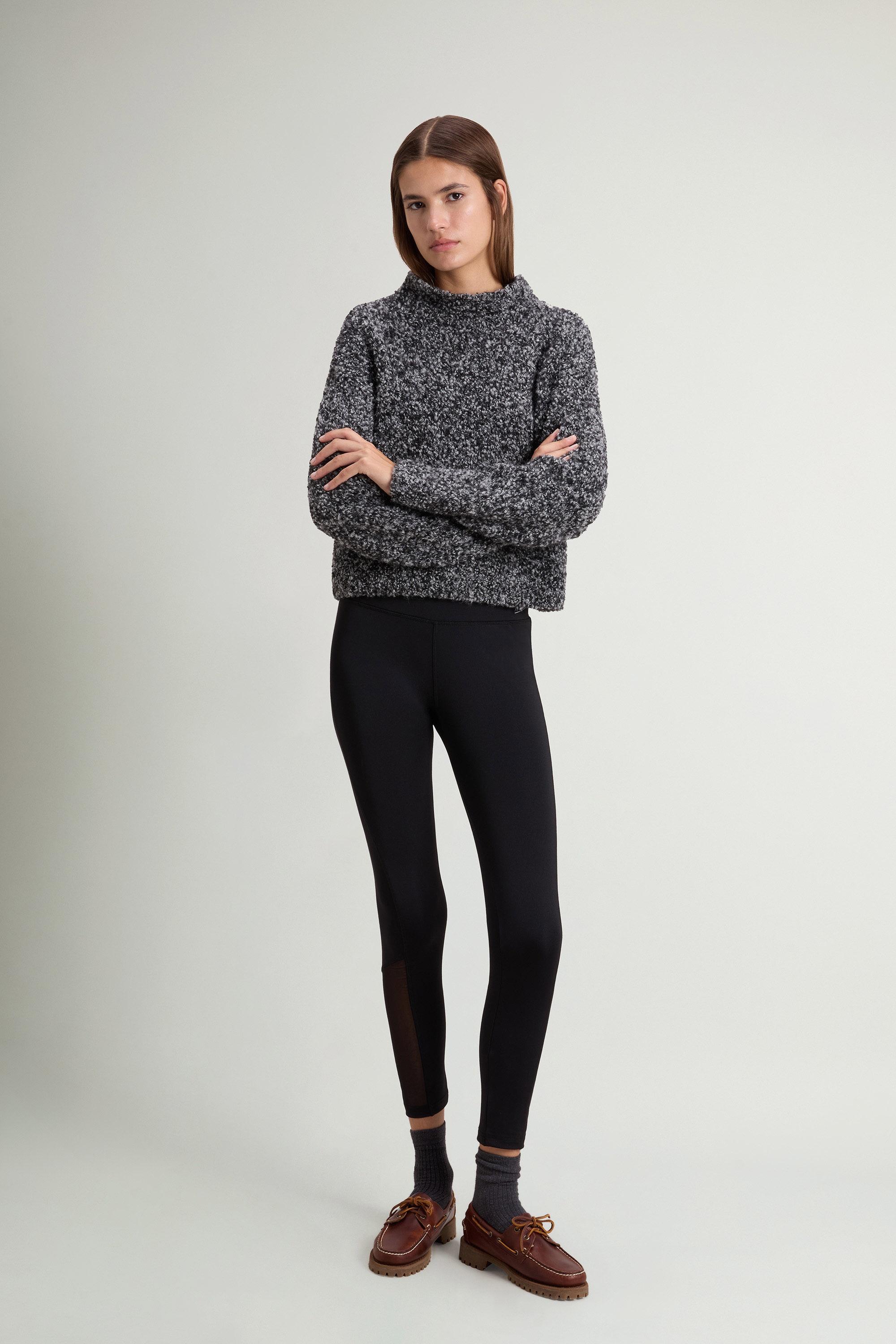 Leggings aus elastischem Interlock Schwarz photo 1 | Woolrich