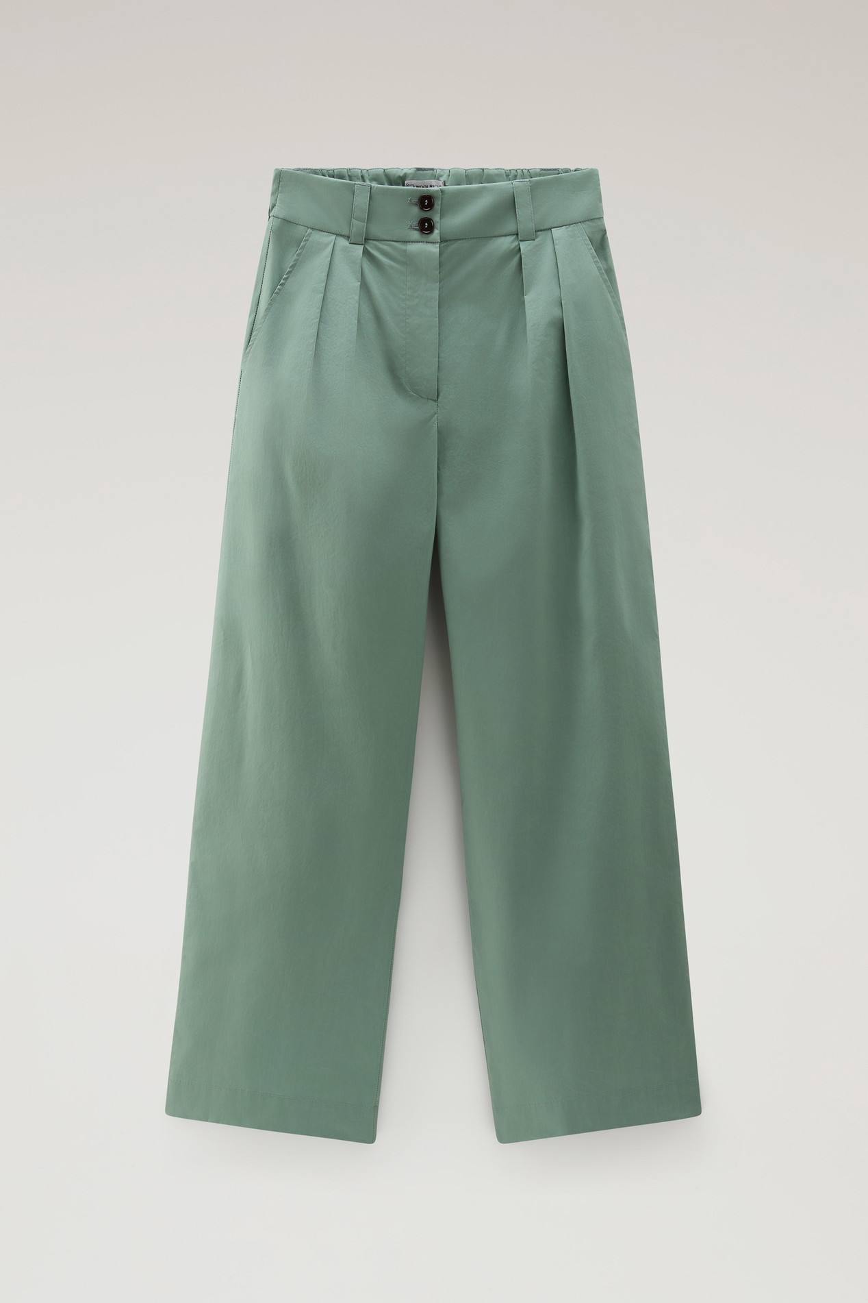 POPLIN PANT Green photo 1 | Woolrich