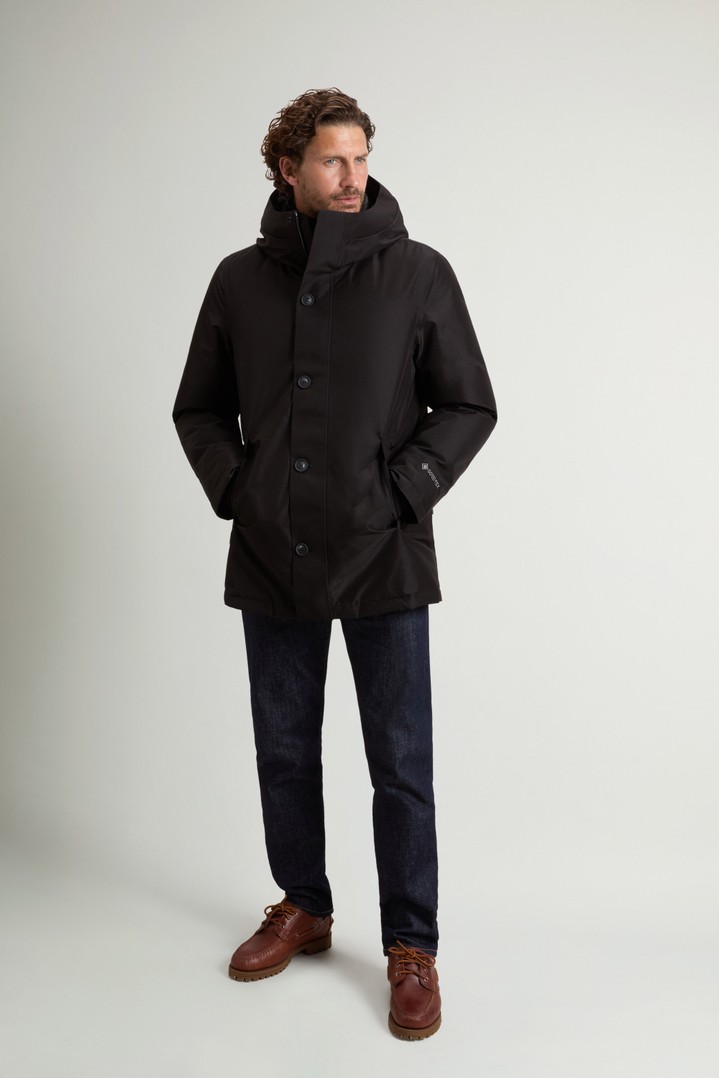 Waterproof Parka in Recycled Two-Layered GORE-TEX Fabric Black photo 2 | Woolrich