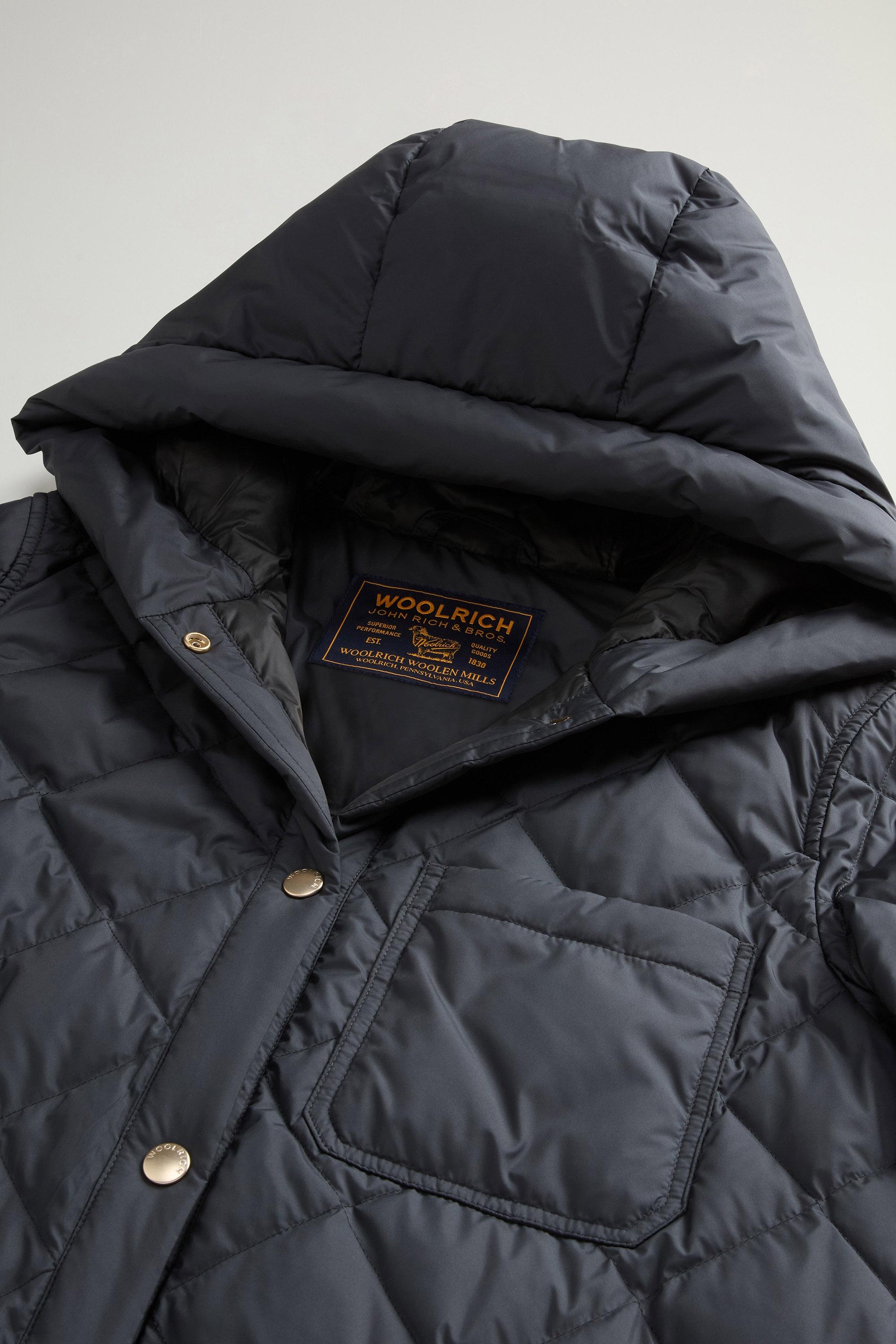 Parka mit Steppung aus Mikrofaser Grau photo 6 | Woolrich
