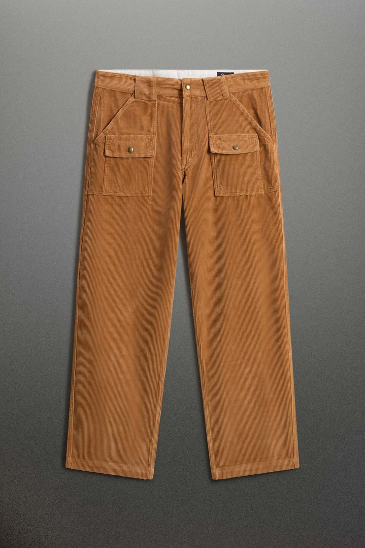 Bush Pants in Pure Cotton Velvet Beige photo 1 | Woolrich