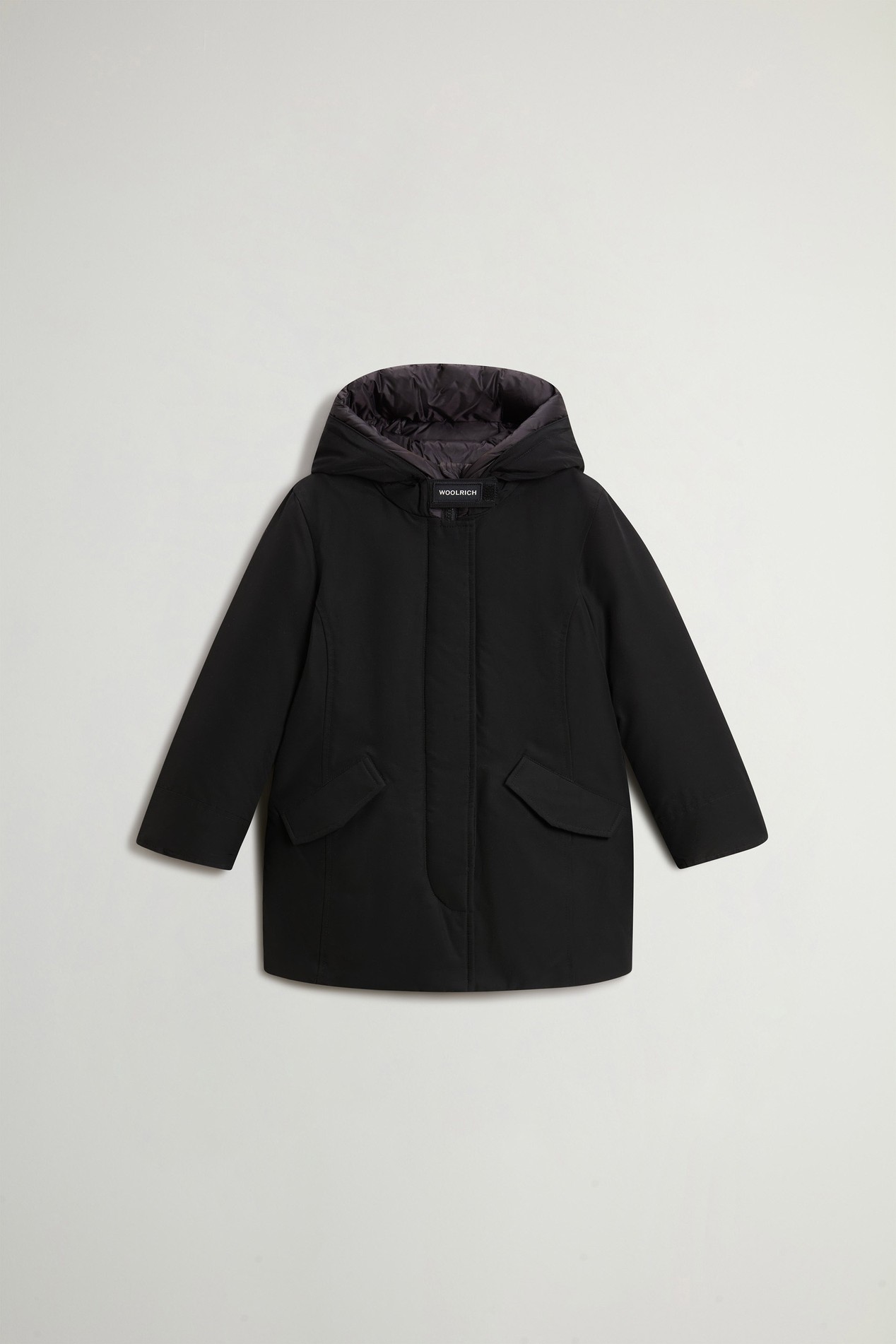 Girls' Arctic Parka Cloth in Ramar Black photo 1 | Woolrich