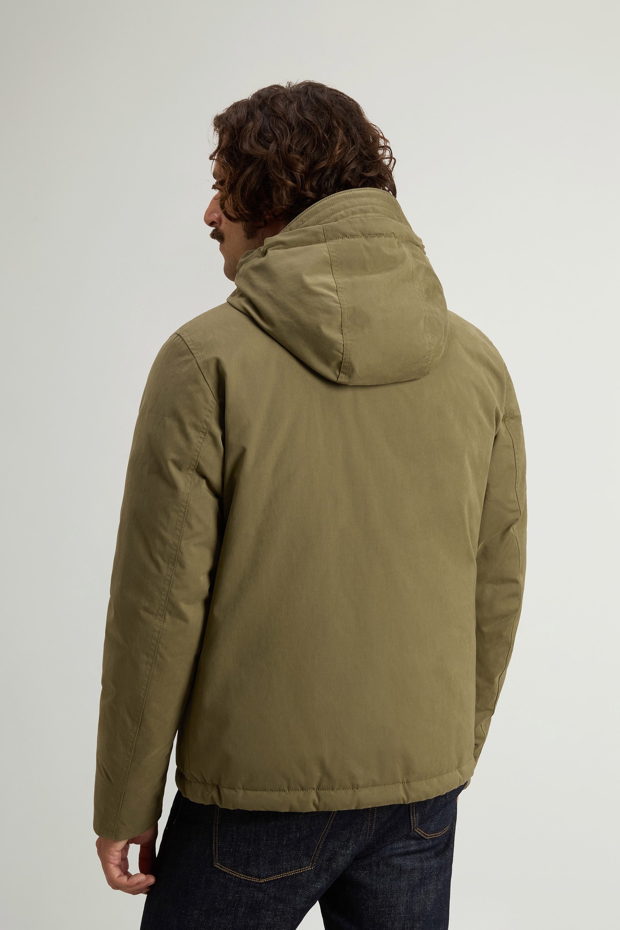 Pacific Jacket in Mountain Cloth Green photo 3 | Woolrich