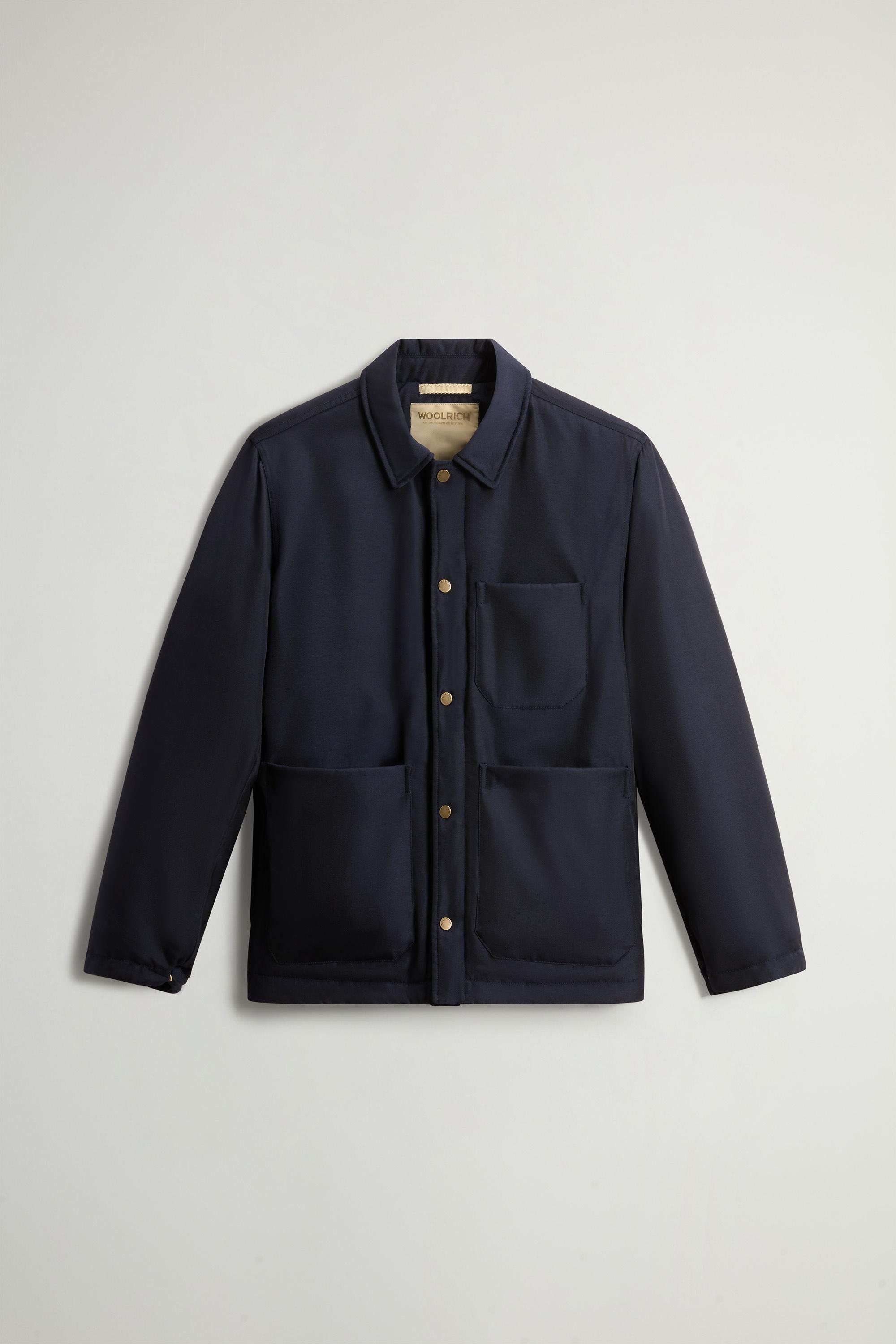 Padded Overshirt in Recycled CORDURA® Nylon Blue photo 5 | Woolrich