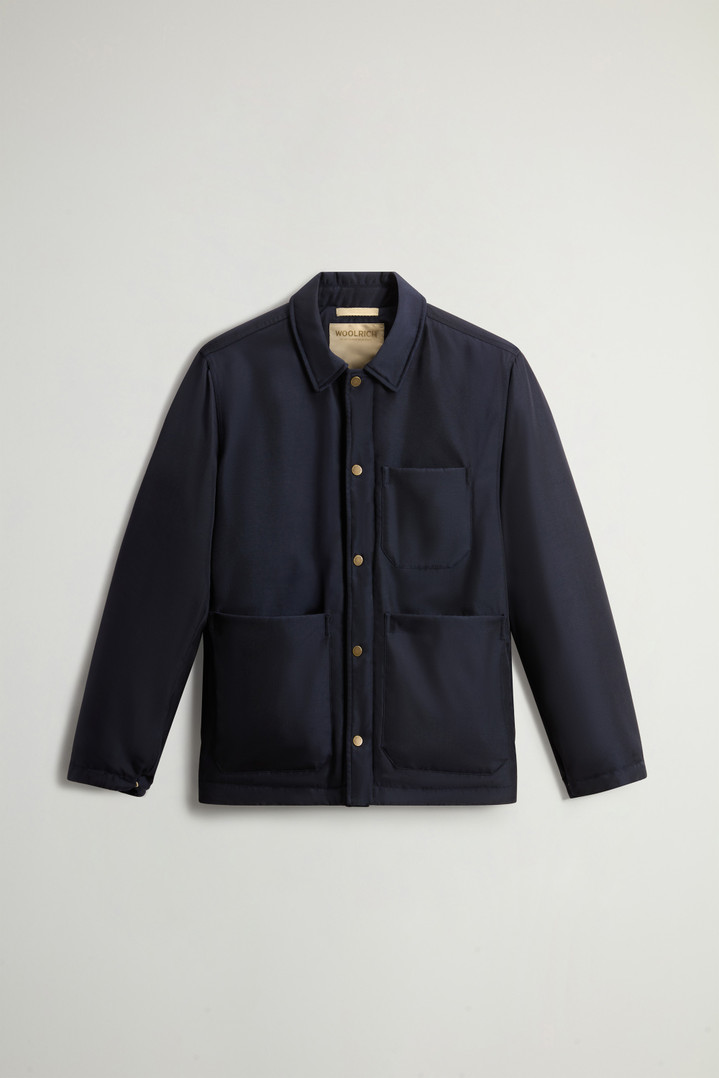 Padded Overshirt in Recycled CORDURA® Nylon Blue photo 5 | Woolrich