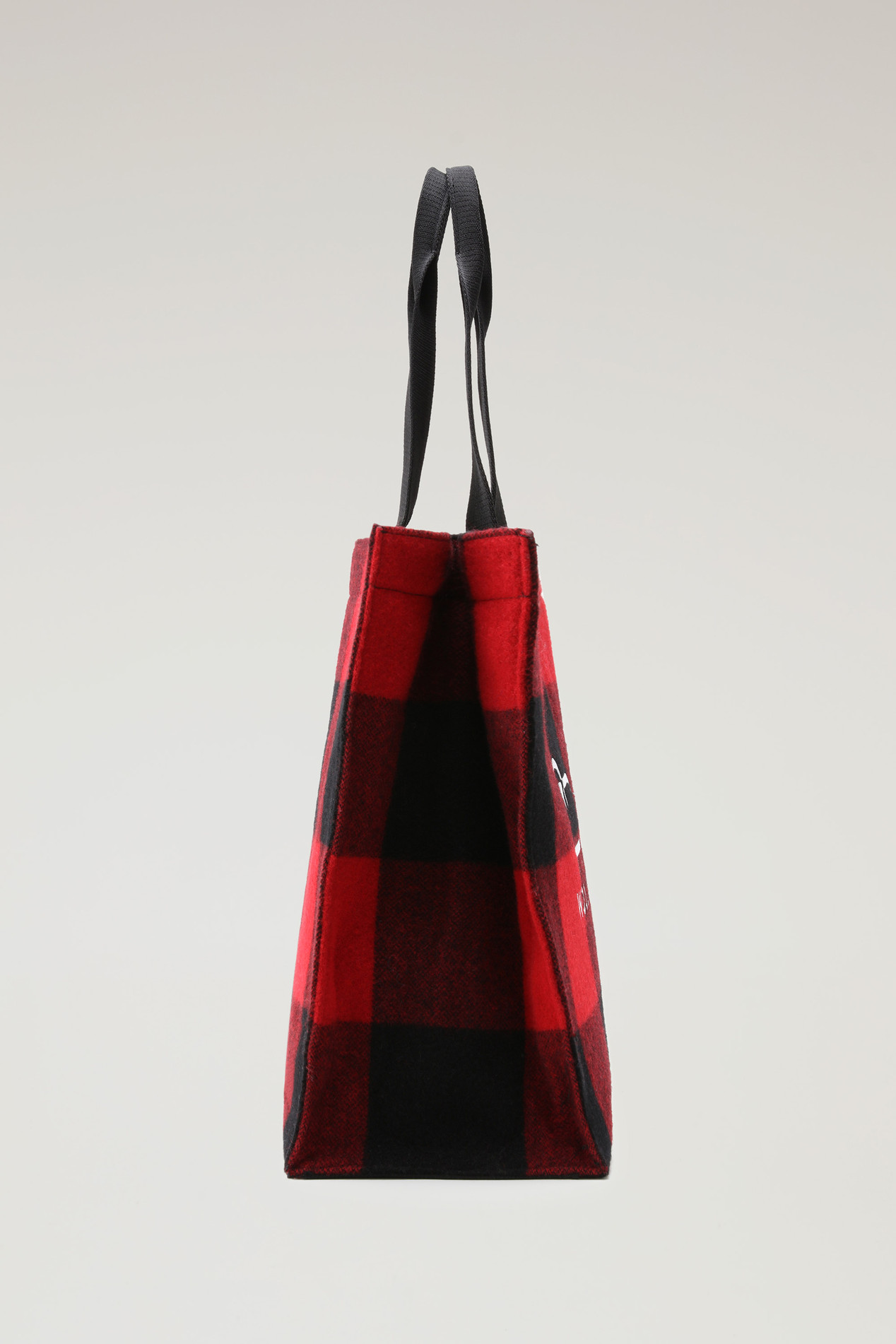 Buffalo Check American Wool Tote Red photo 4 | Woolrich