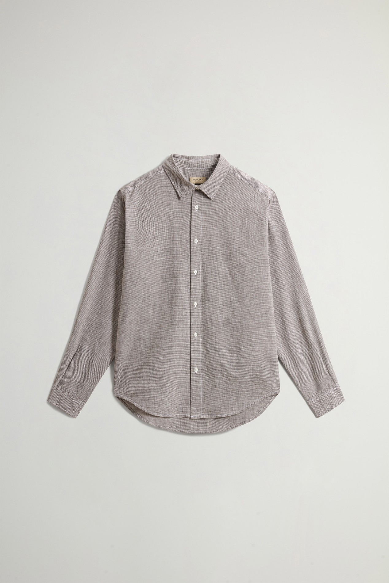 LINEN SHIRT YD Brown photo 5 | Woolrich