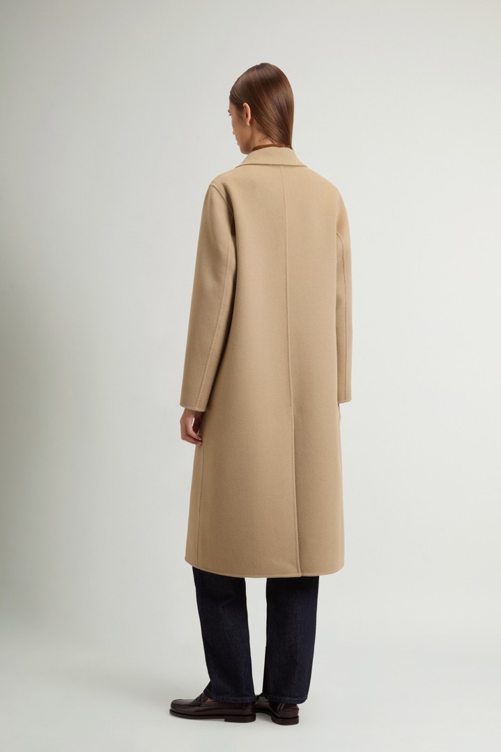 Coat in Double-Face Pure Wool Beige photo 3 | Woolrich