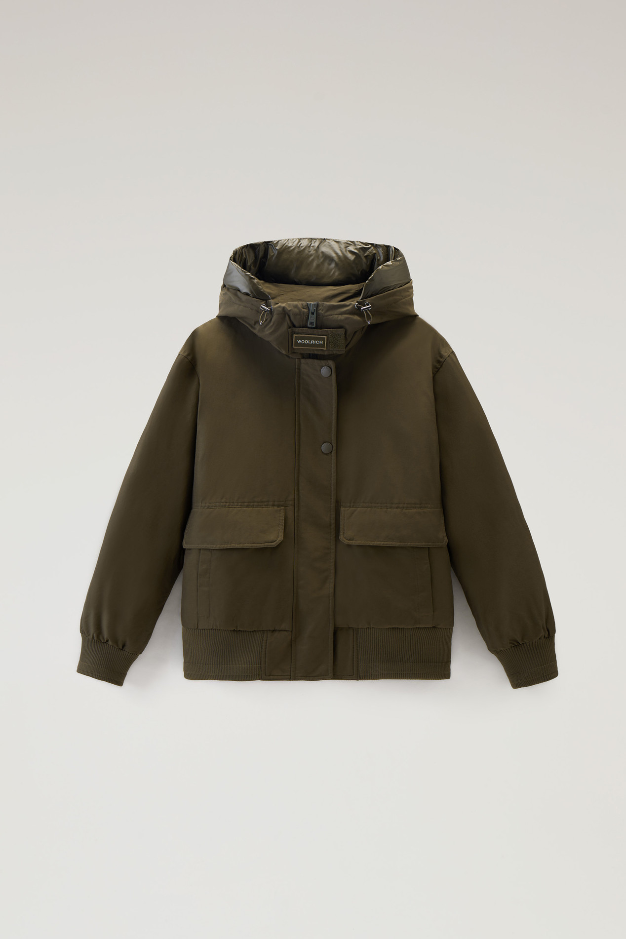 Arctic Bomber in Ramar Cloth Green photo 1 | Woolrich