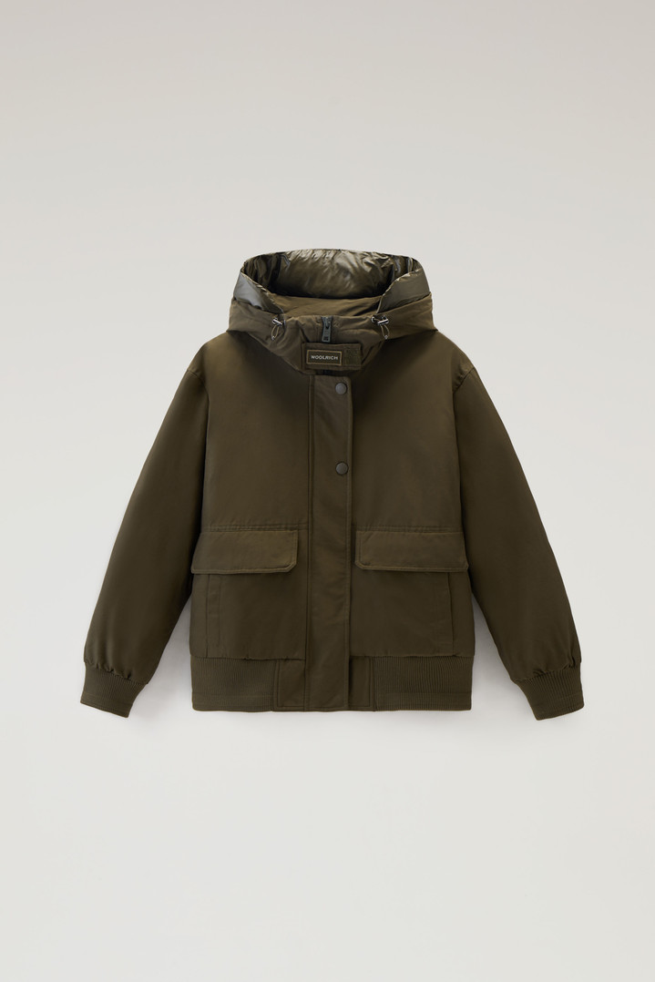 Arctic Bomber in Ramar Cloth Green photo 1 | Woolrich