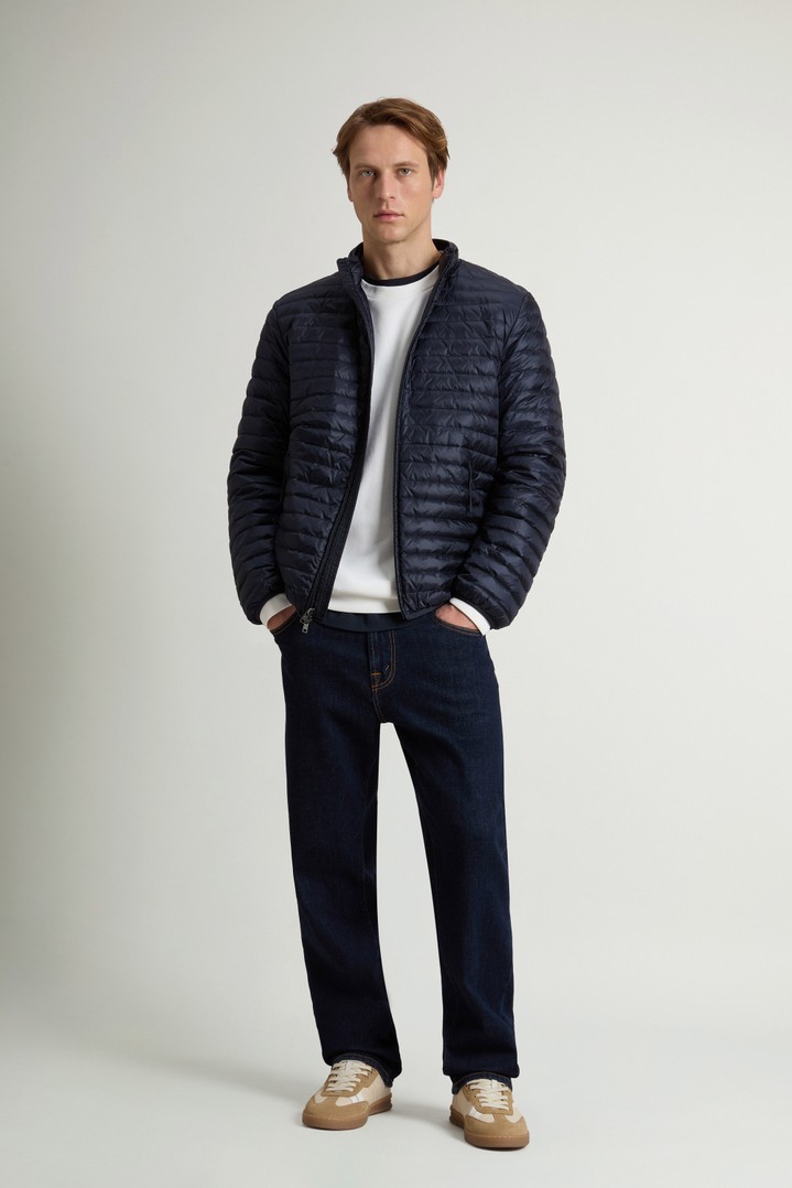 Lightweight Allen Down Jacket in Ripstop Nylon Blue photo 2 | Woolrich