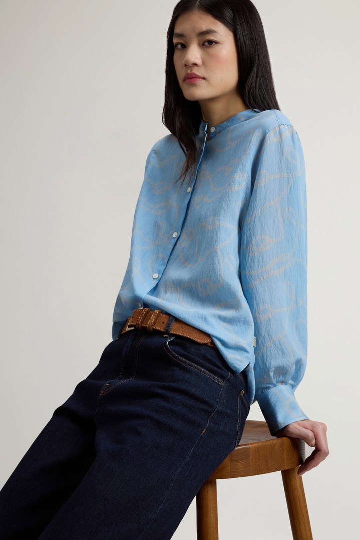 FLUID SHIRT Blue photo 4 | Woolrich