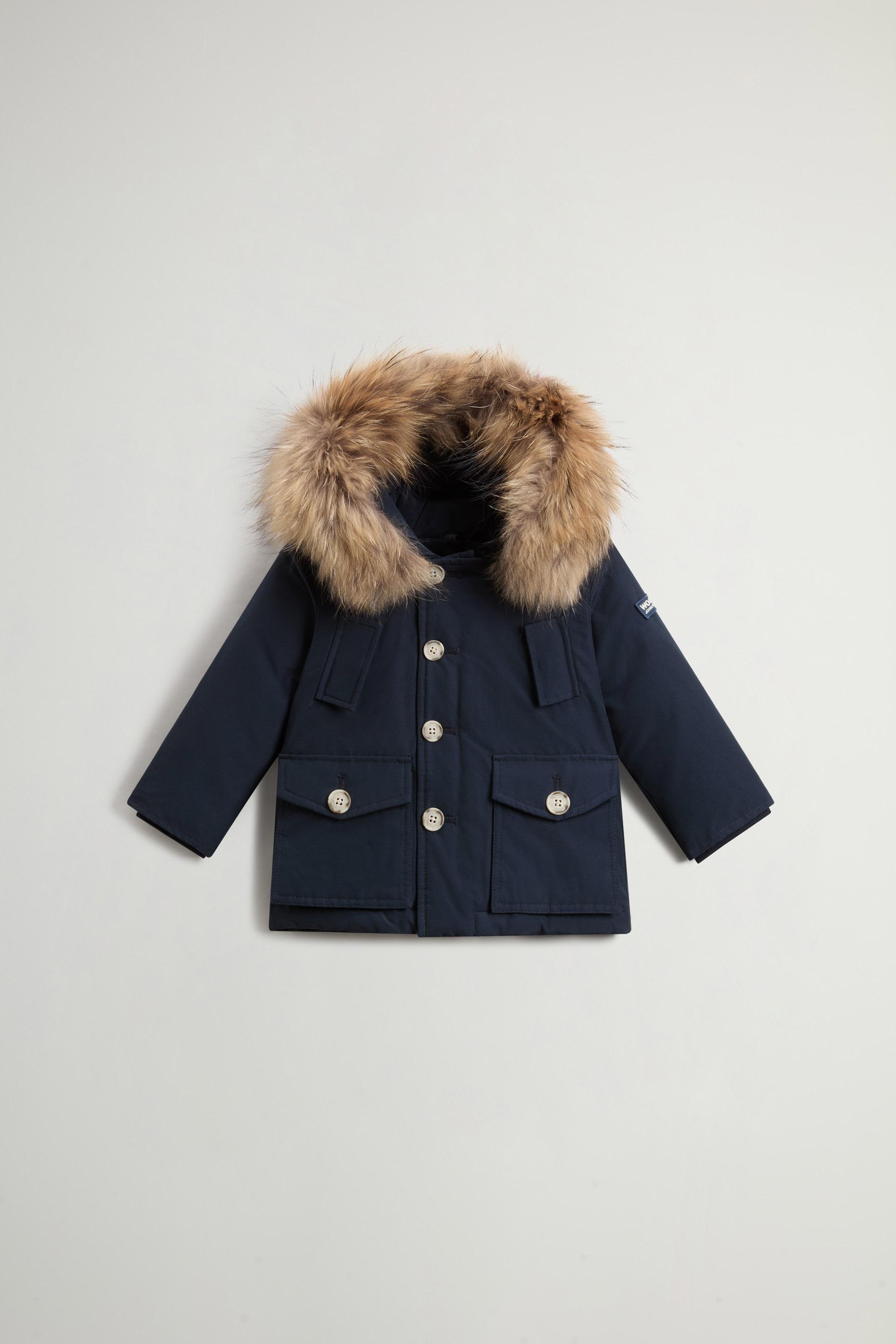 Babies’ Ramar Cloth Parka with Removable Fur Detail Blue photo 1 | Woolrich