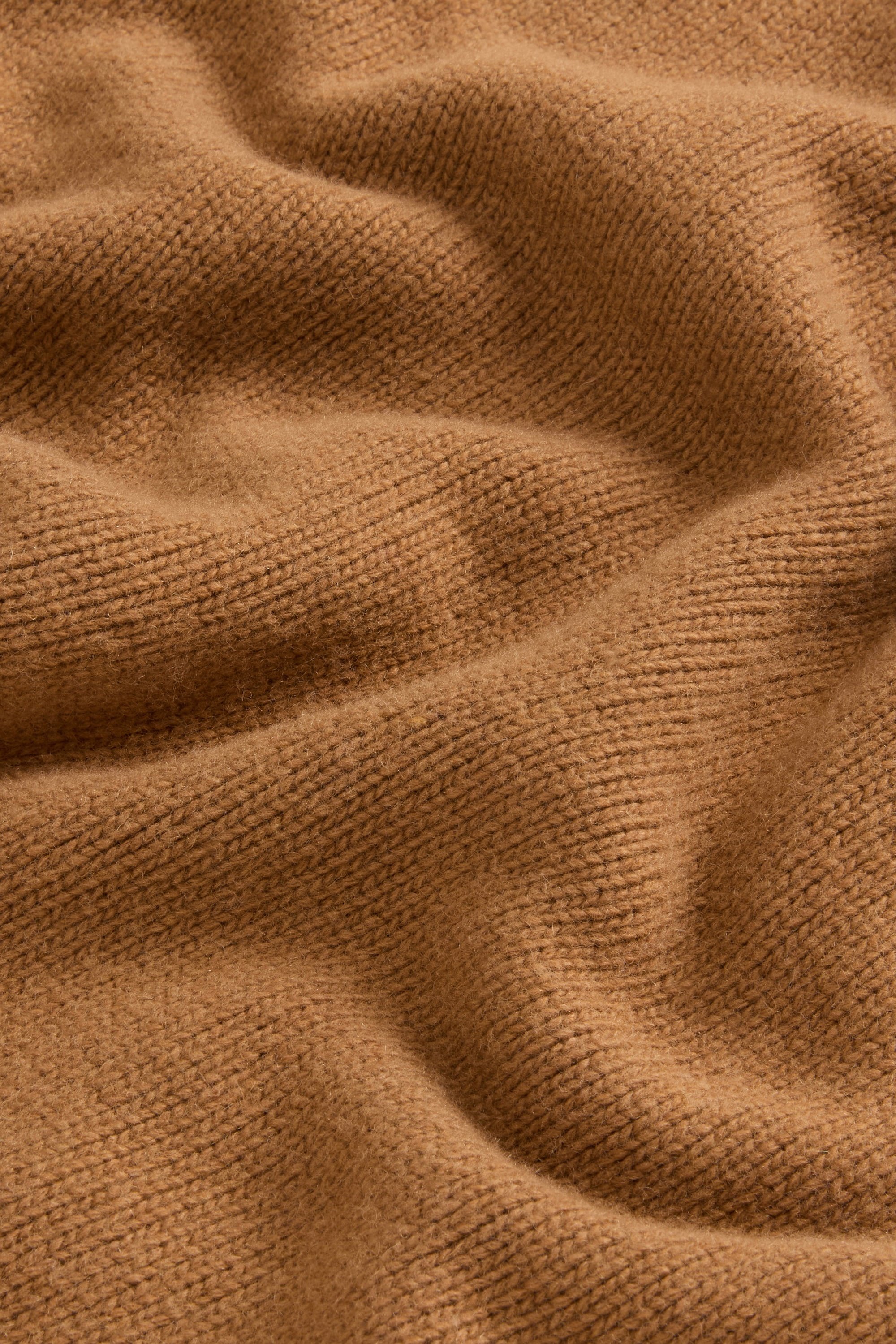 Turtleneck Sweater in Wool and Cashmere Blend Brown photo 2 | Woolrich