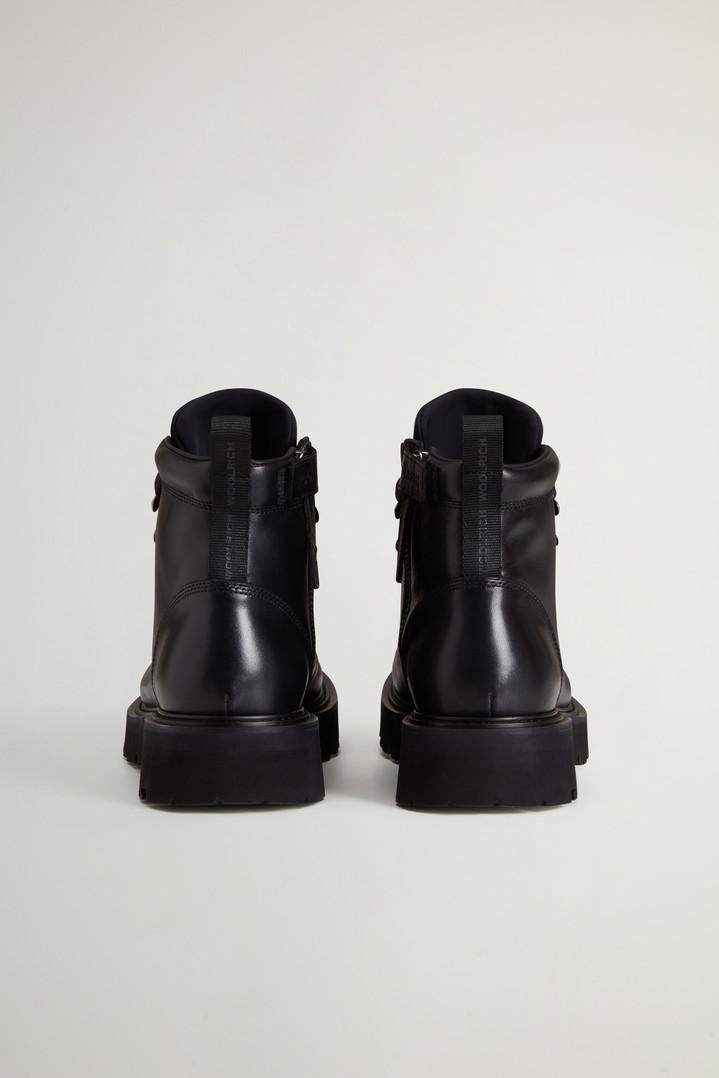 Hiking Boots in Leather Black photo 3 | Woolrich