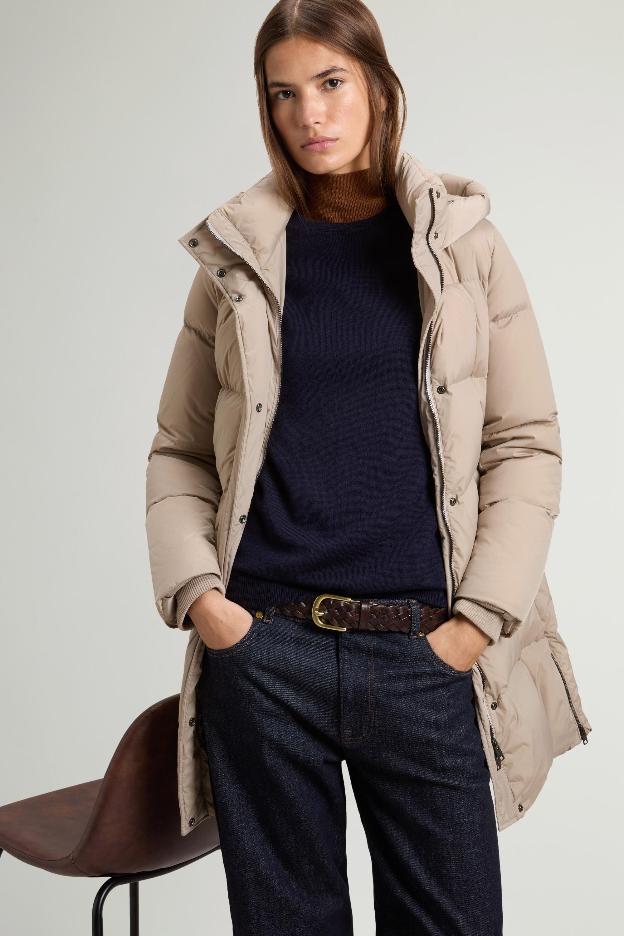 Long Kelly Down Jacket Gray photo 8 | Woolrich