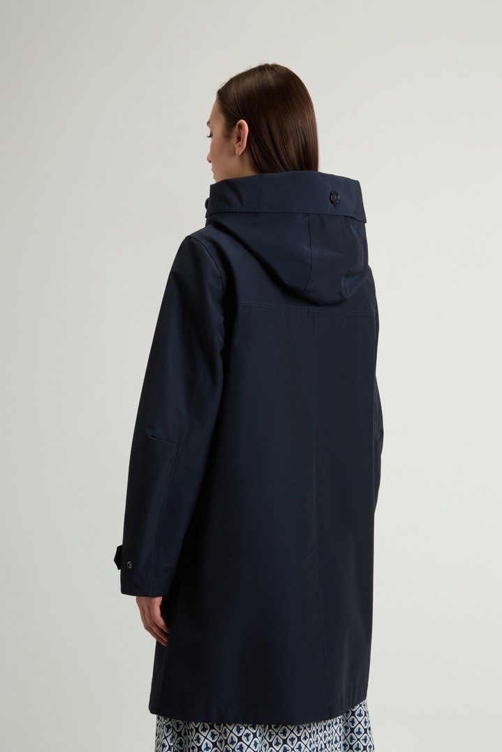Prescott Parka in Two-Layered Ramar Cloth Blue photo 3 | Woolrich