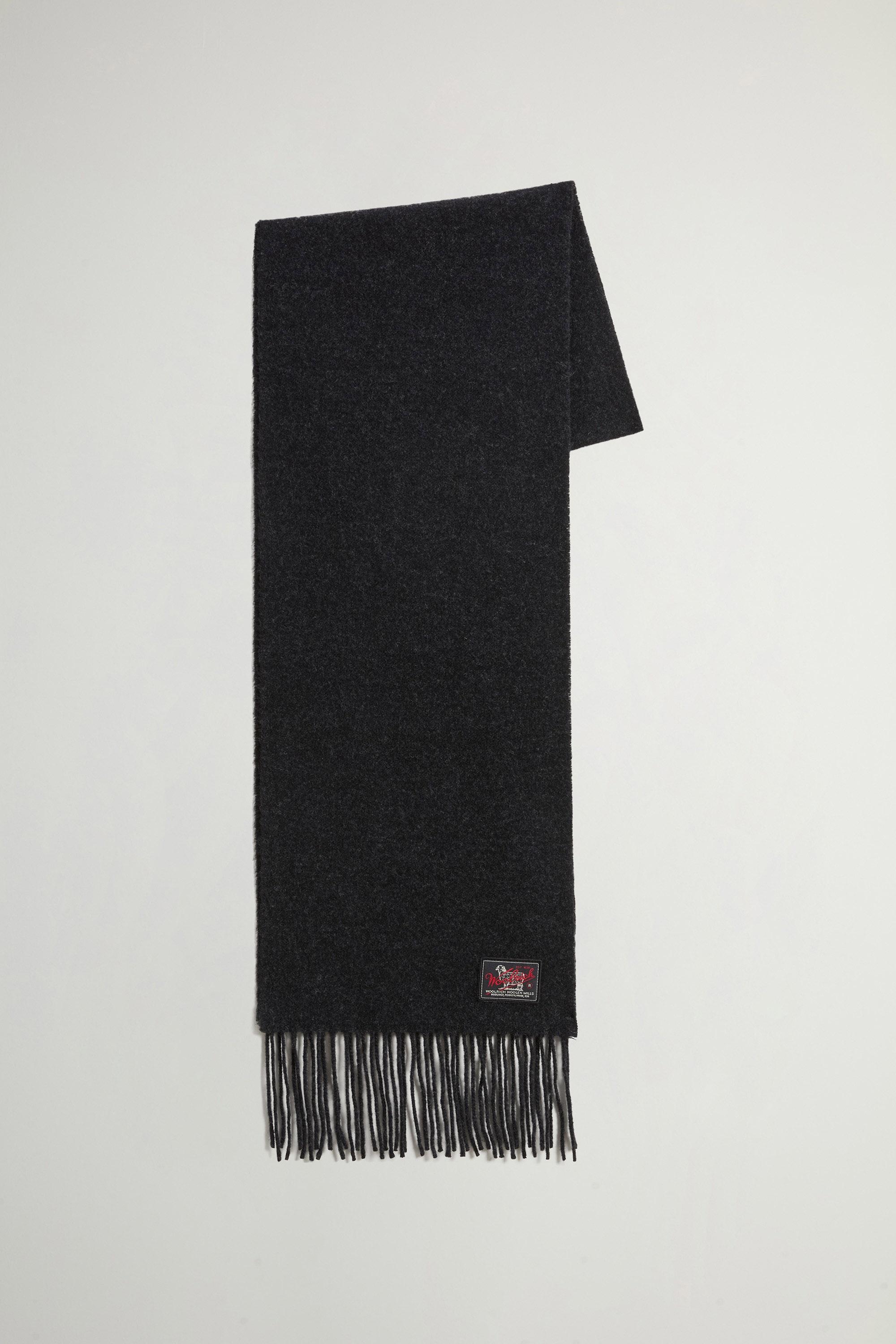 Checked Scarf in Pure Wool Green photo 1 | Woolrich