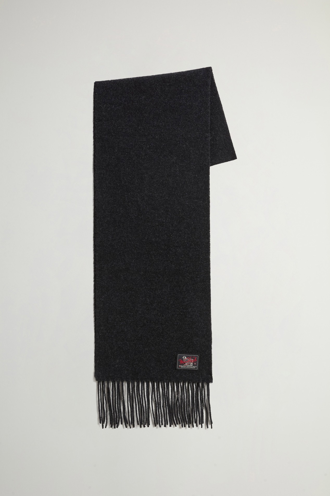 Checked Scarf in Pure Wool Green photo 1 | Woolrich