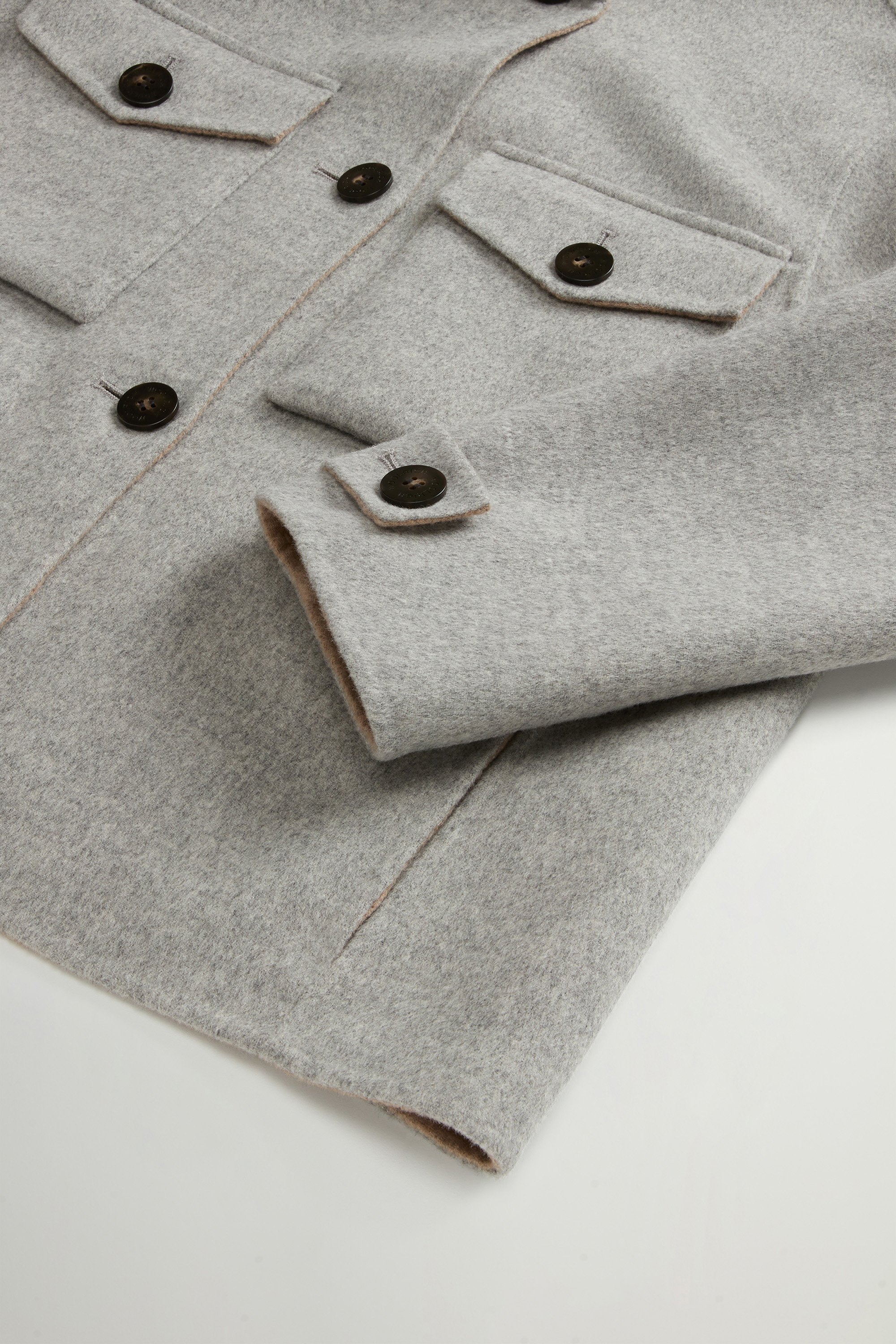 Wool-Blend Jacket Gray photo 7 | Woolrich