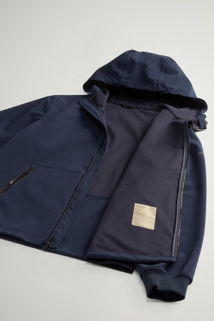 Tech Softshell Jacket Blue photo 9 | Woolrich