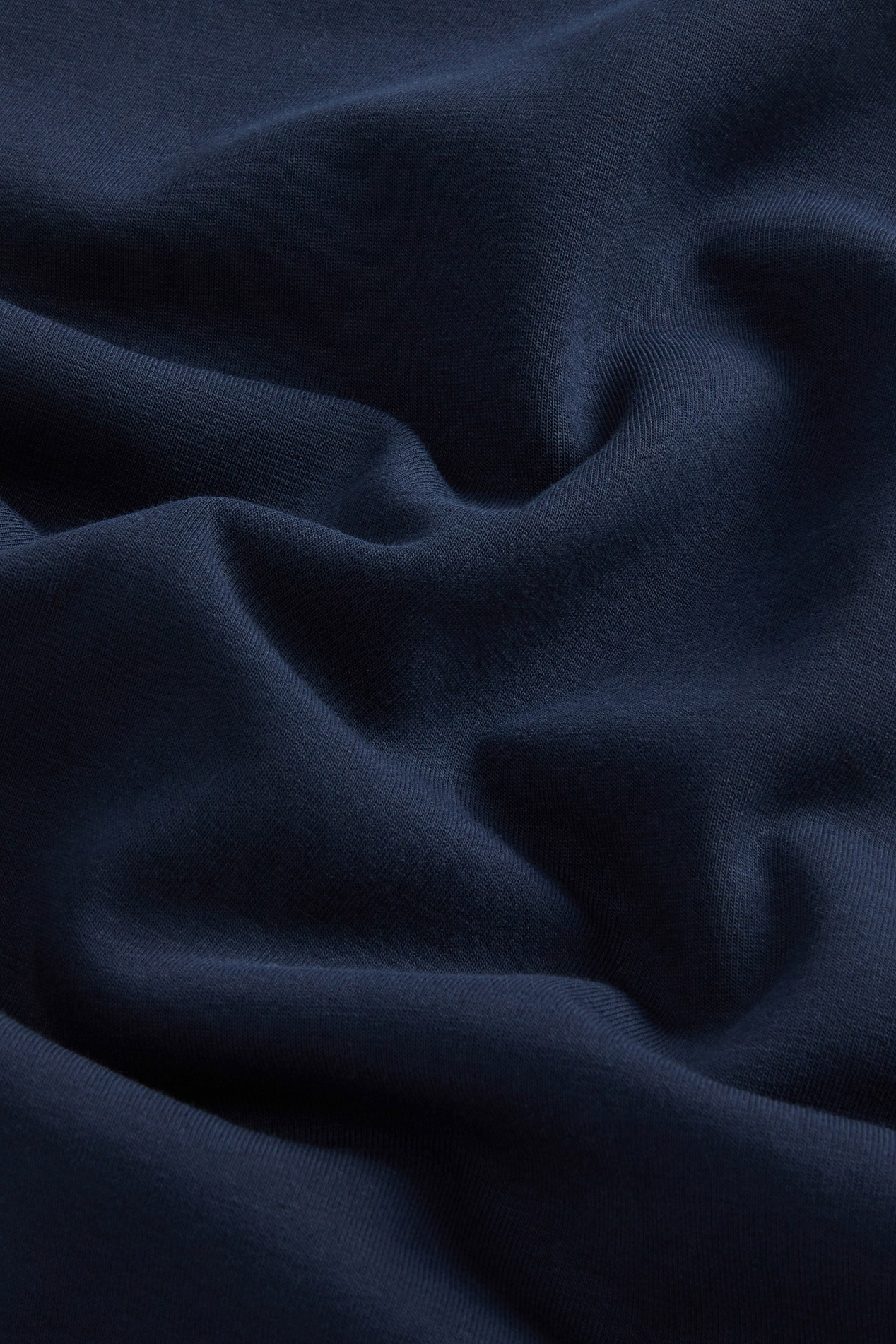 Hooded Sweatshirt in Cotton-Blend Interlock Blue photo 6 | Woolrich