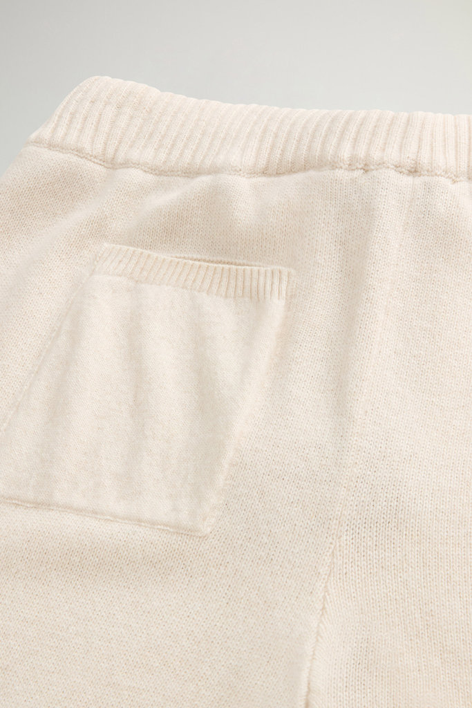 Pantalon en laine et cachemire Blanc photo 6 | Woolrich