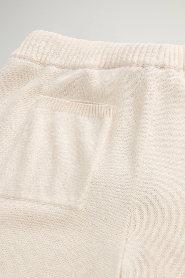 Pantalon en laine et cachemire Blanc photo 6 | Woolrich