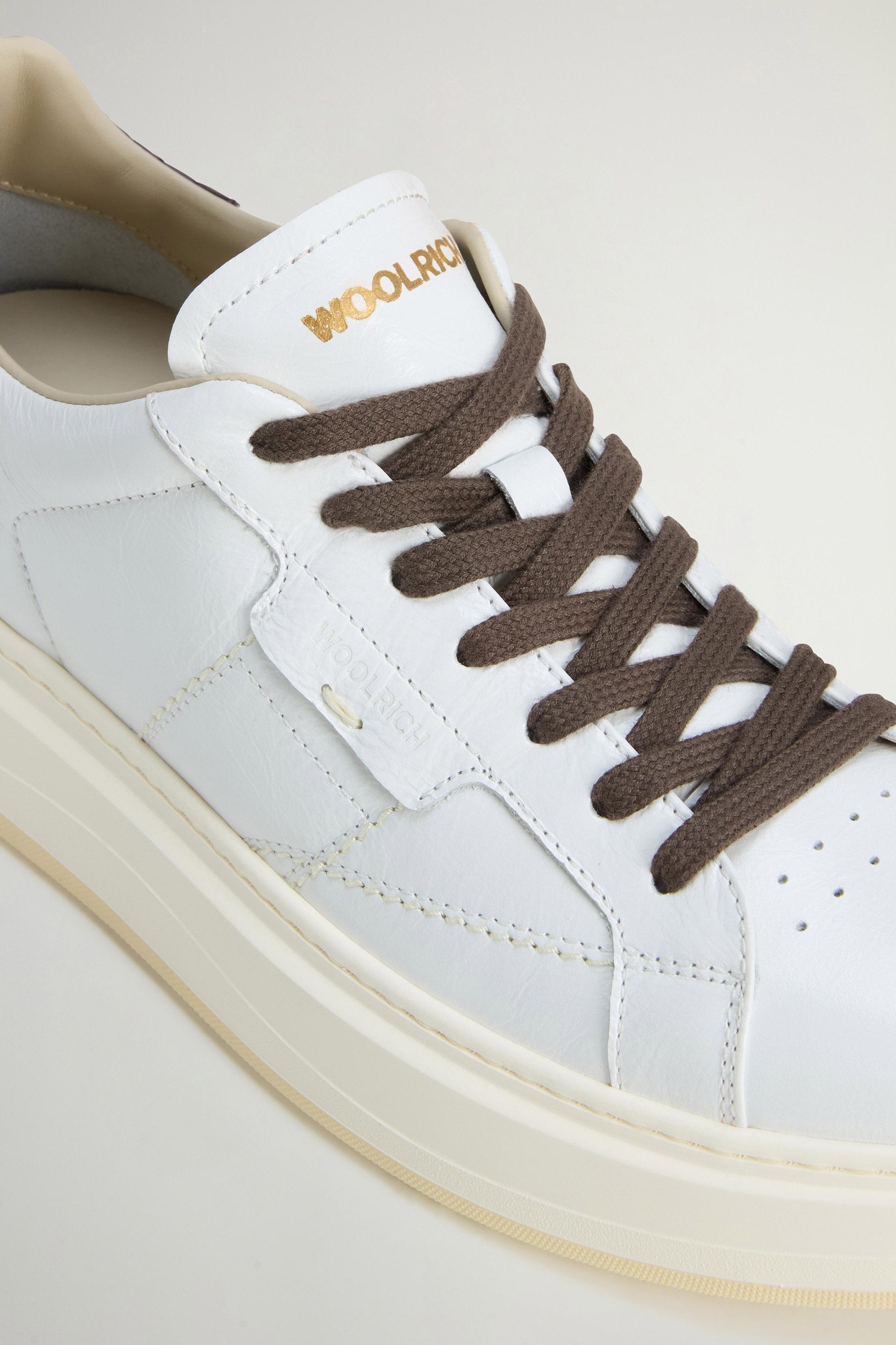 Arrow Sneakers in Calfskin White photo 5 | Woolrich