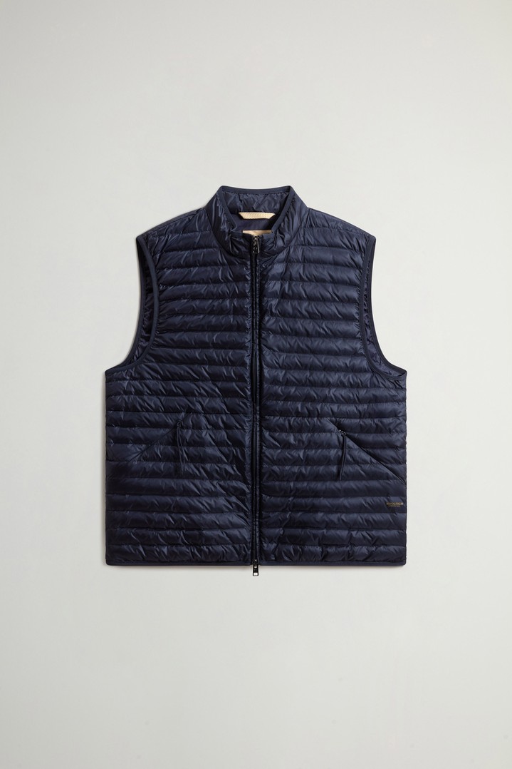 Allen Padded Vest in Ripstop Nylon Blue photo 5 | Woolrich