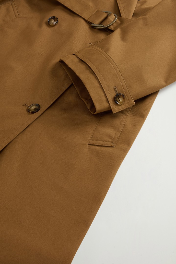 TECH COTTON TRENCH Brown photo 7 | Woolrich